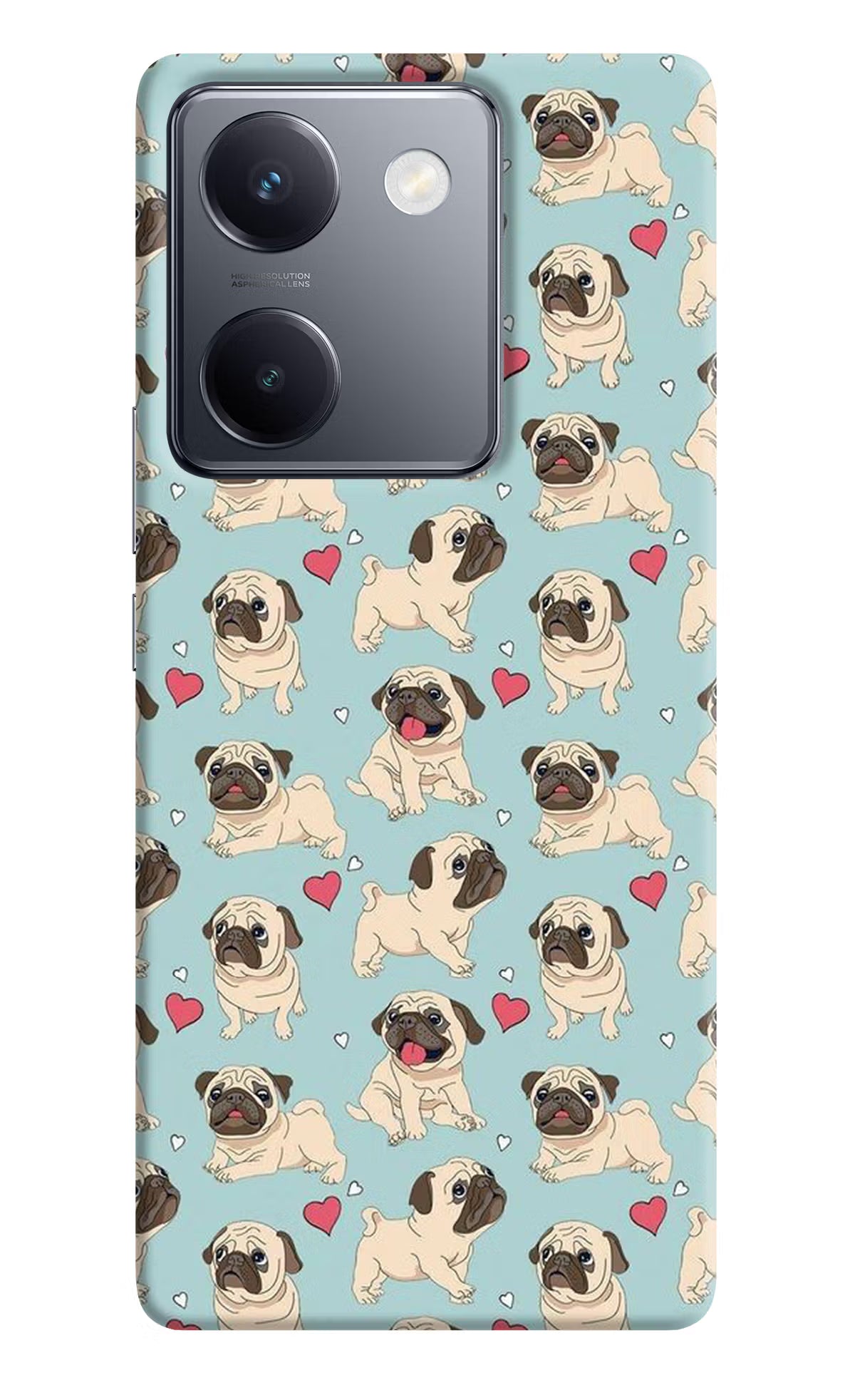 Pug Dog Vivo Y300 Plus 5G Back Cover - Pug Dog Vivo Y300 Plus 5G Back Cover Pug Dog Vivo Y300 Plus 5G Back Cover