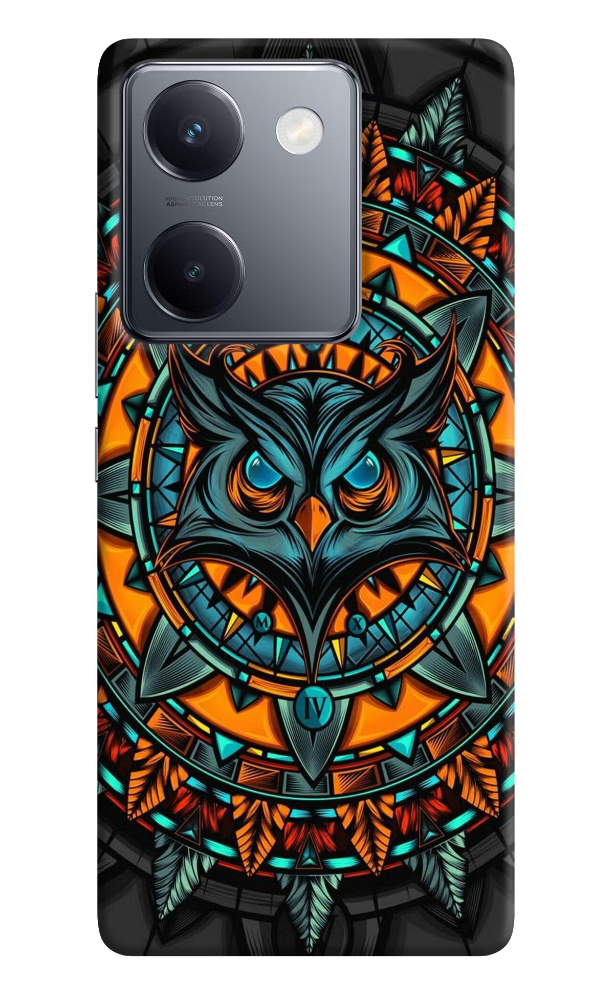 Angry Owl Art Vivo Y300 Plus 5G Back Cover - Angry Owl Art Vivo Y300 Plus 5G Back Cover Angry Owl Art Vivo Y300 Plus 5G Back Cover