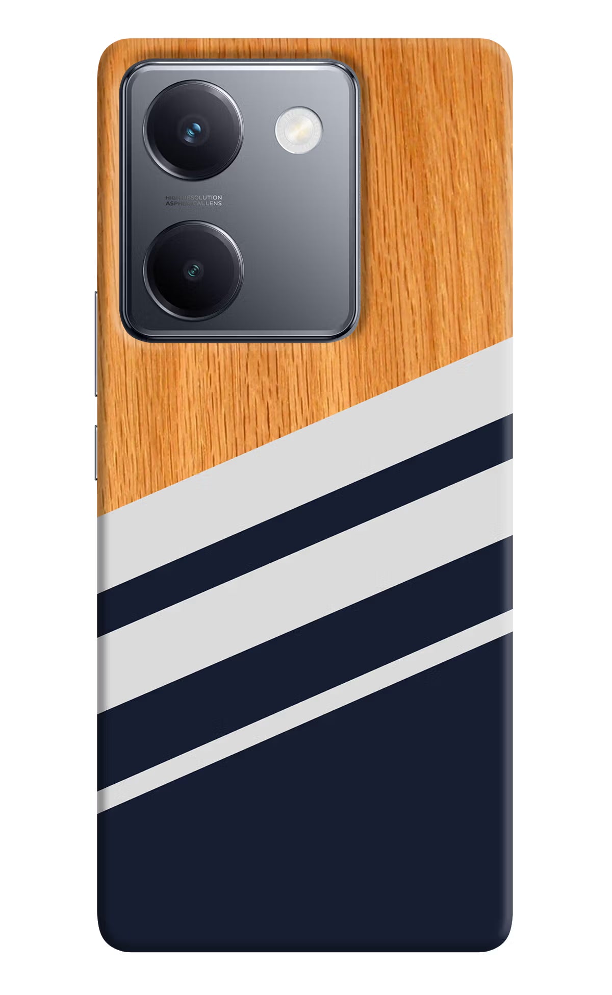 Blue and white wooden Vivo Y300 Plus 5G Back Cover - Blue and white wooden Vivo Y300 Plus 5G Back Cover Blue and white wooden Vivo Y300 Plus 5G Back Cover
