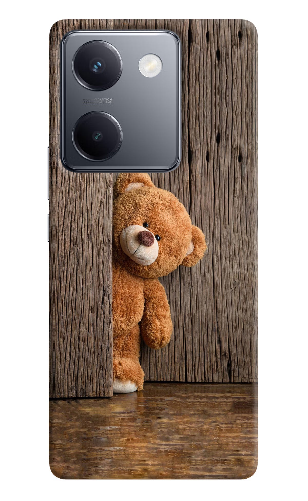 Teddy Wooden Vivo Y300 Plus 5G Back Cover - Teddy Wooden Vivo Y300 Plus 5G Back Cover Teddy Wooden Vivo Y300 Plus 5G Back Cover
