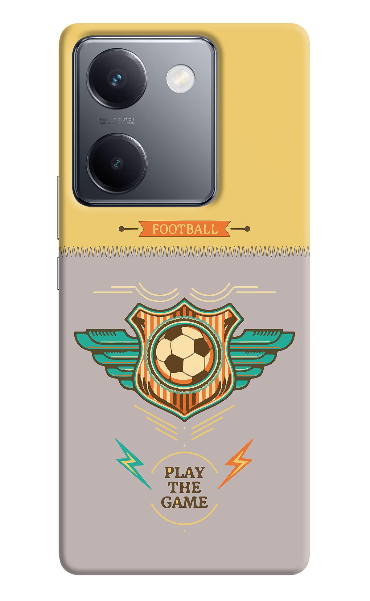 Football Vivo Y300 Plus 5G Back Cover - Football Vivo Y300 Plus 5G Back Cover Football Vivo Y300 Plus 5G Back Cover