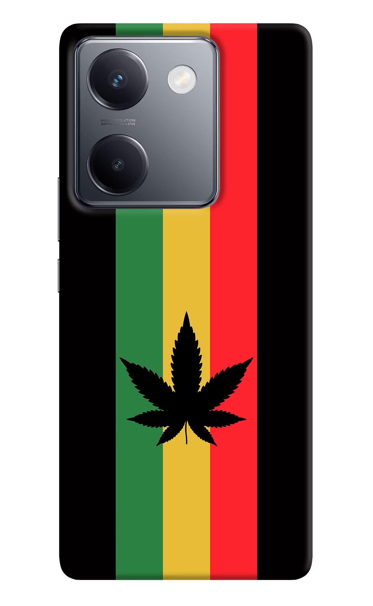 Weed Flag Vivo Y300 Plus 5G Back Cover - Weed Flag Vivo Y300 Plus 5G Back Cover Weed Flag Vivo Y300 Plus 5G Back Cover