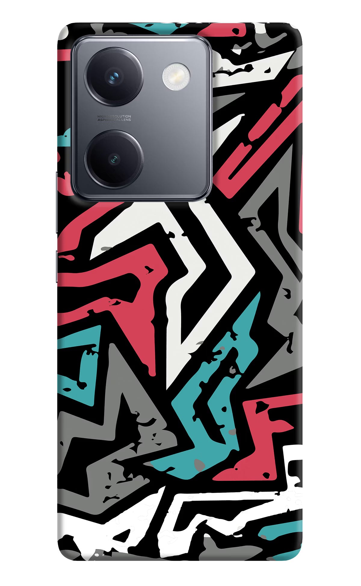 Geometric Graffiti Vivo Y300 Plus 5G Back Cover - Geometric Graffiti Vivo Y300 Plus 5G Back Cover Geometric Graffiti Vivo Y300 Plus 5G Back Cover