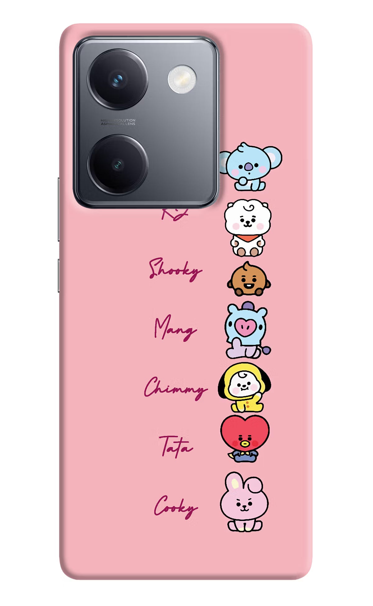 BTS names Vivo Y300 Plus 5G Back Cover - BTS names Vivo Y300 Plus 5G Back Cover BTS names Vivo Y300 Plus 5G Back Cover