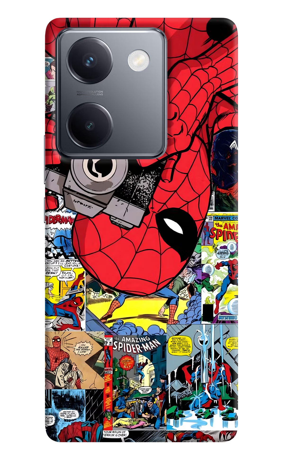 Spider Man Vivo Y300 Plus 5G Back Cover - Spider Man Vivo Y300 Plus 5G Back Cover Spider Man Vivo Y300 Plus 5G Back Cover