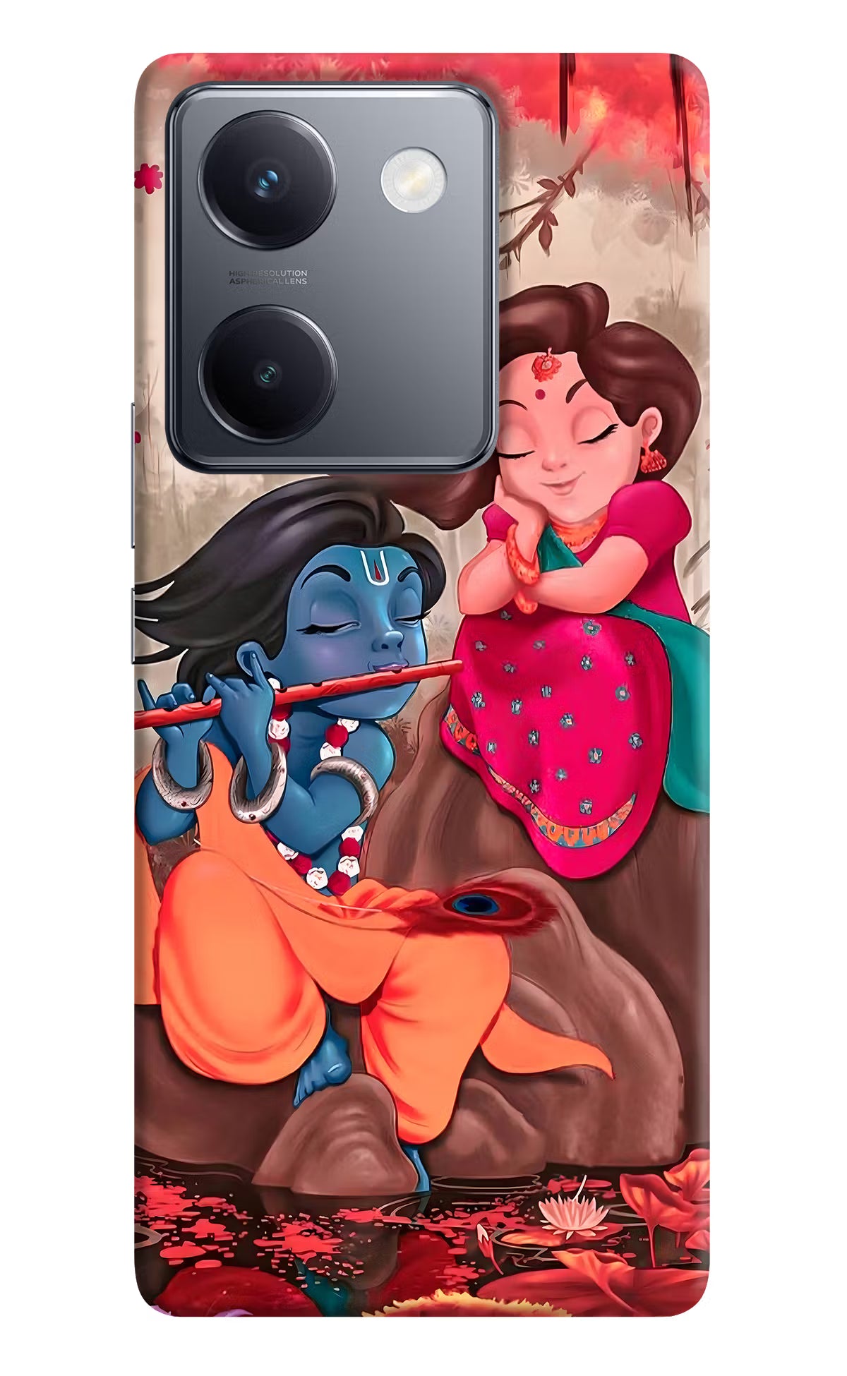 Radhe Krishna Vivo Y300 Plus 5G Back Cover - Radhe Krishna Vivo Y300 Plus 5G Back Cover Radhe Krishna Vivo Y300 Plus 5G Back Cover