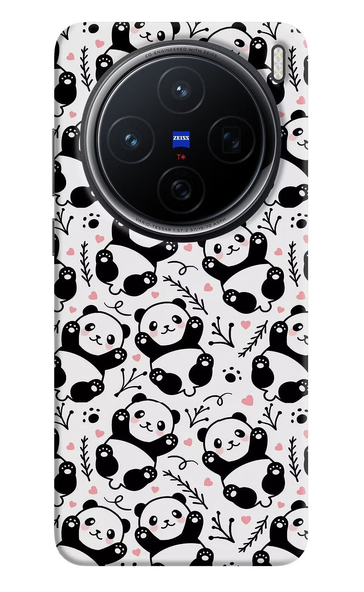 Cute Panda Vivo X200 5G Back Cover - Cute Panda Vivo X200 5G Hard Case Back Cover by Casekaro Cute Panda Vivo X200 5G Hard Case Back Cover by Casekaro
