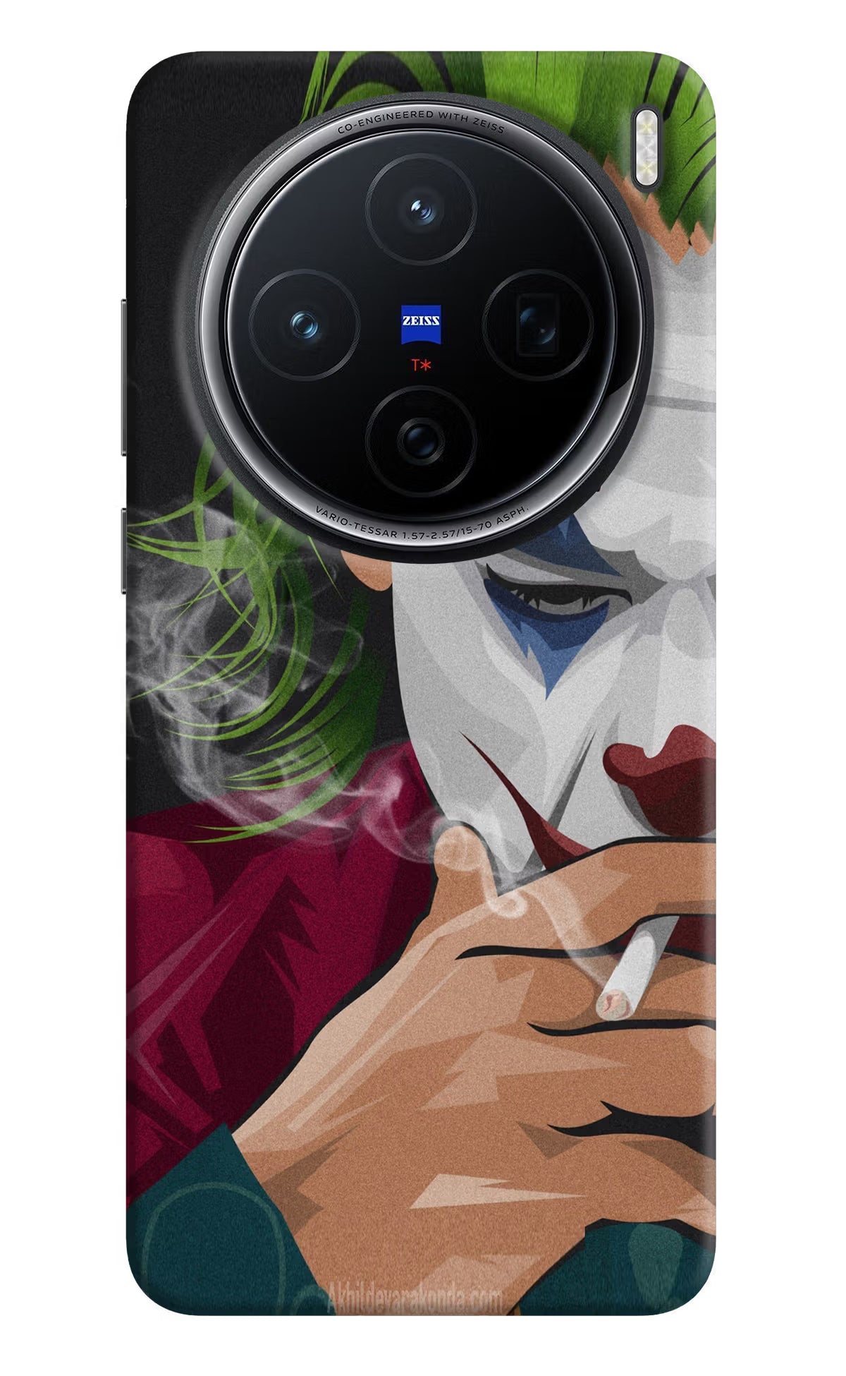 Joker Smoking Vivo X200 5G Back Cover - Joker Smoking Vivo X200 5G Hard Case Back Cover by Casekaro Joker Smoking Vivo X200 5G Hard Case Back Cover by Casekaro