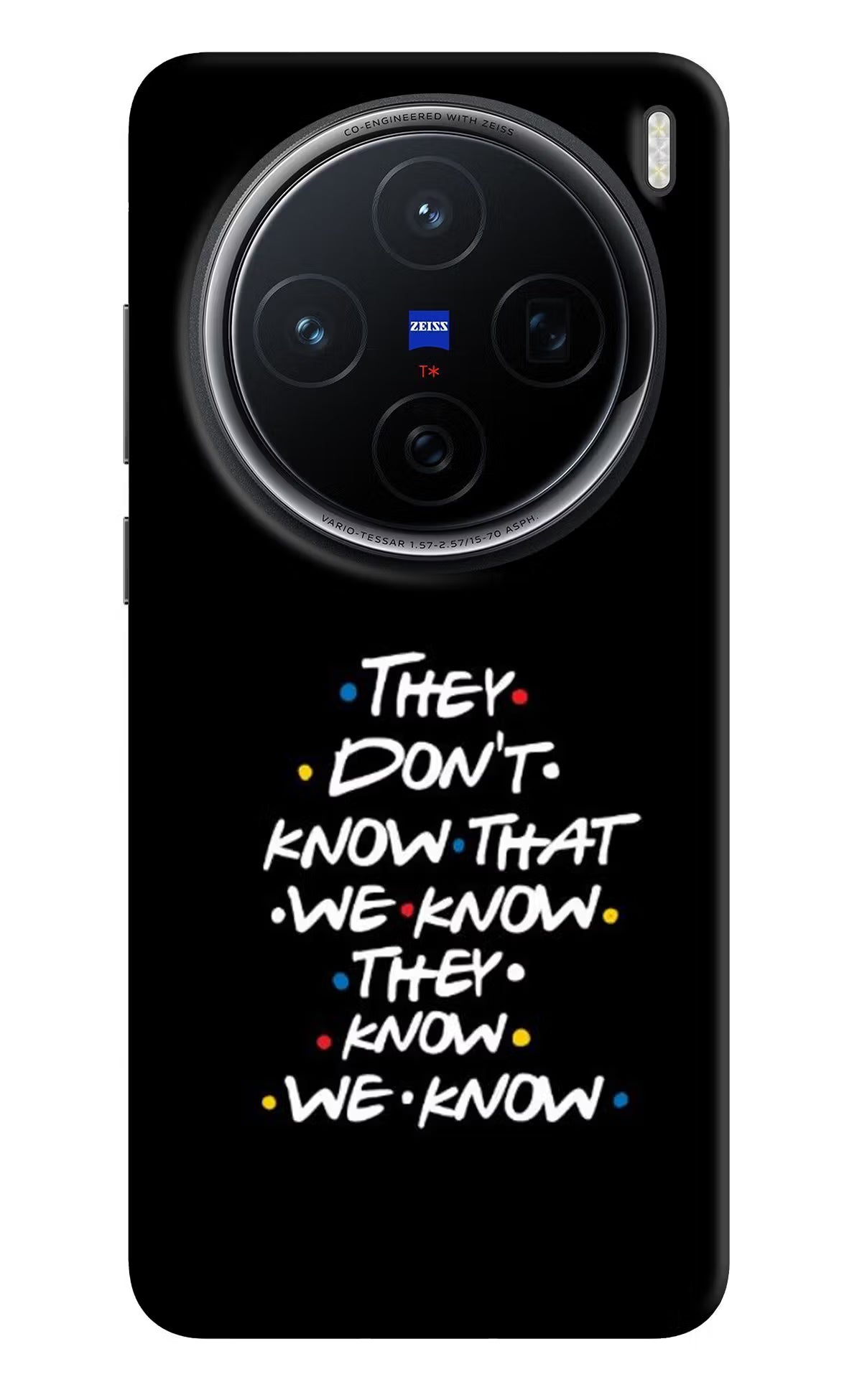 FRIENDS Dialogue Vivo X200 5G Back Cover - FRIENDS Dialogue Vivo X200 5G Hard Case Back Cover by Casekaro FRIENDS Dialogue Vivo X200 5G Hard Case Back Cover by Casekaro