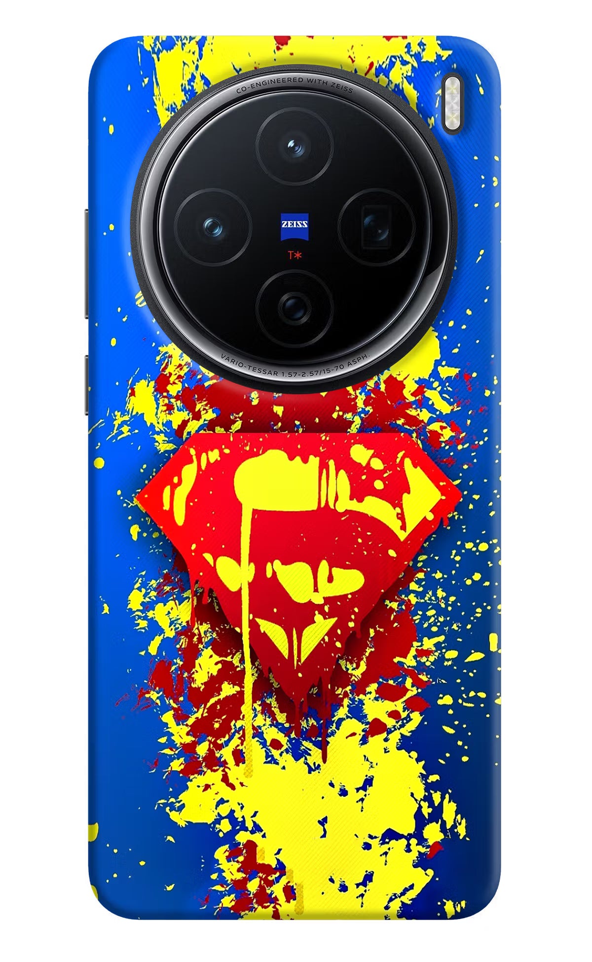 Superman logo Vivo X200 5G Back Cover - Superman logo Vivo X200 5G Hard Case Back Cover by Casekaro Superman logo Vivo X200 5G Hard Case Back Cover by Casekaro