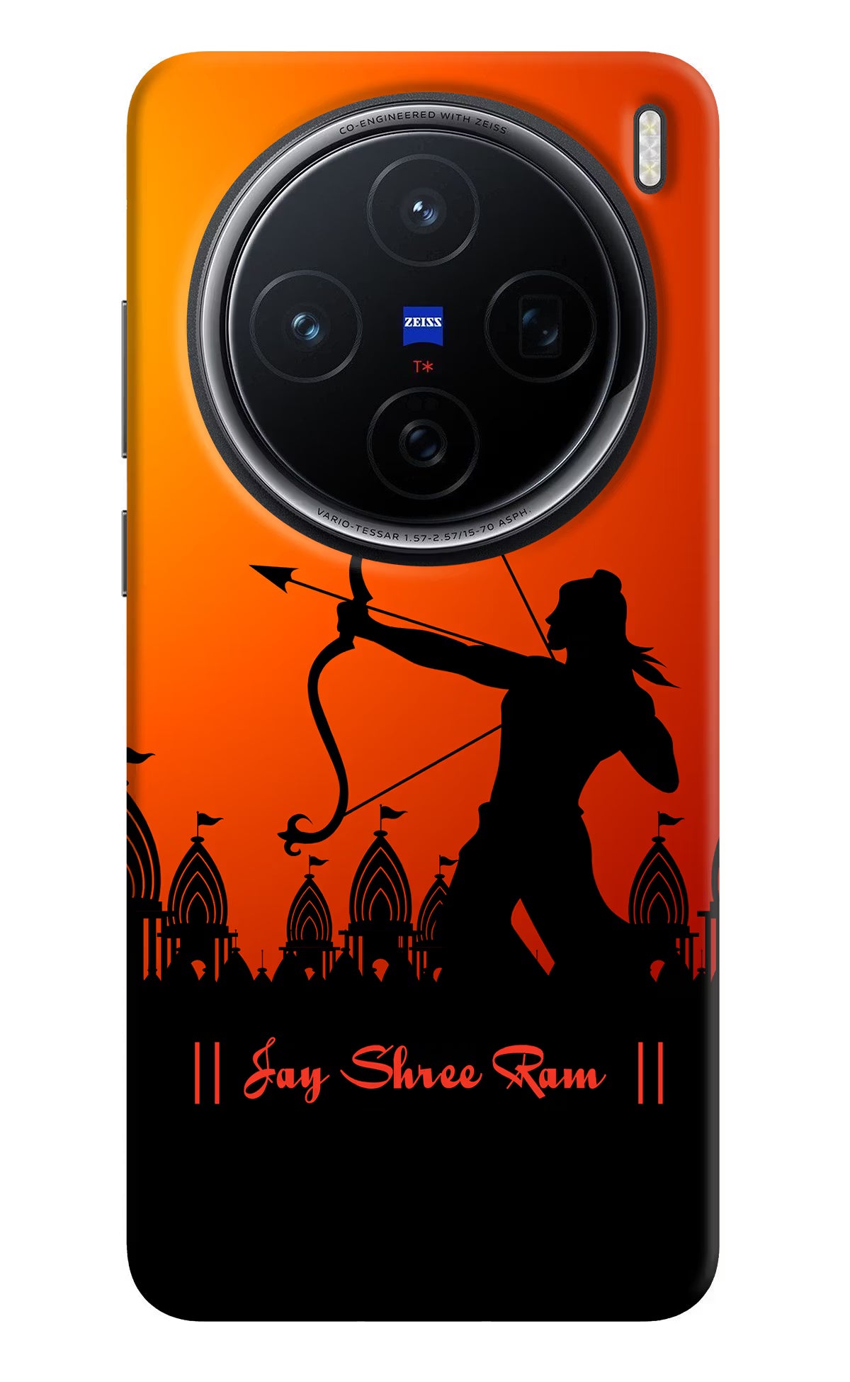 Lord Ram - 4 Vivo X200 5G Back Cover - Lord Ram - 4 Vivo X200 5G Hard Case Back Cover by Casekaro Lord Ram - 4 Vivo X200 5G Hard Case Back Cover by Casekaro