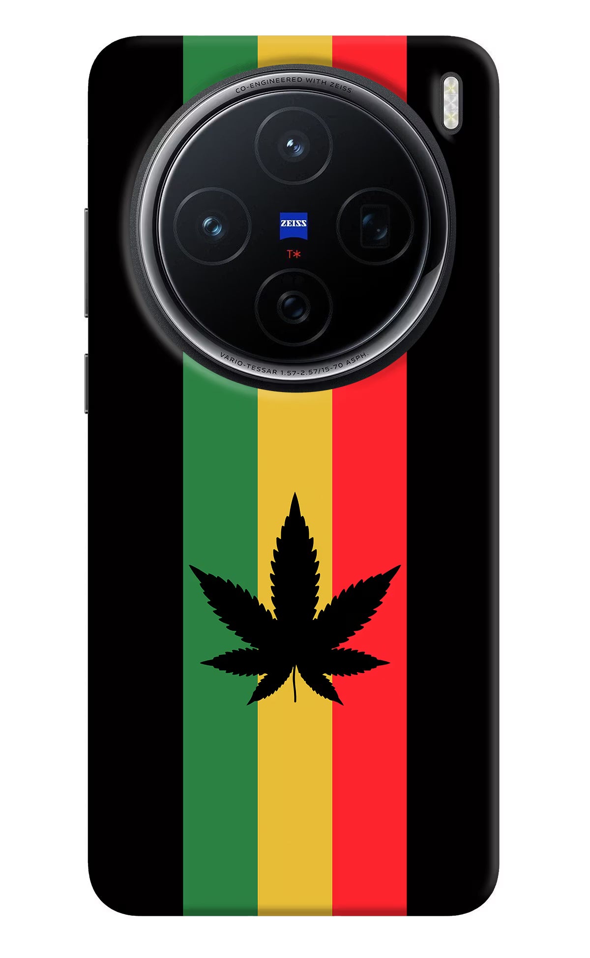 Weed Flag Vivo X200 5G Back Cover - Weed Flag Vivo X200 5G Hard Case Back Cover by Casekaro Weed Flag Vivo X200 5G Hard Case Back Cover by Casekaro