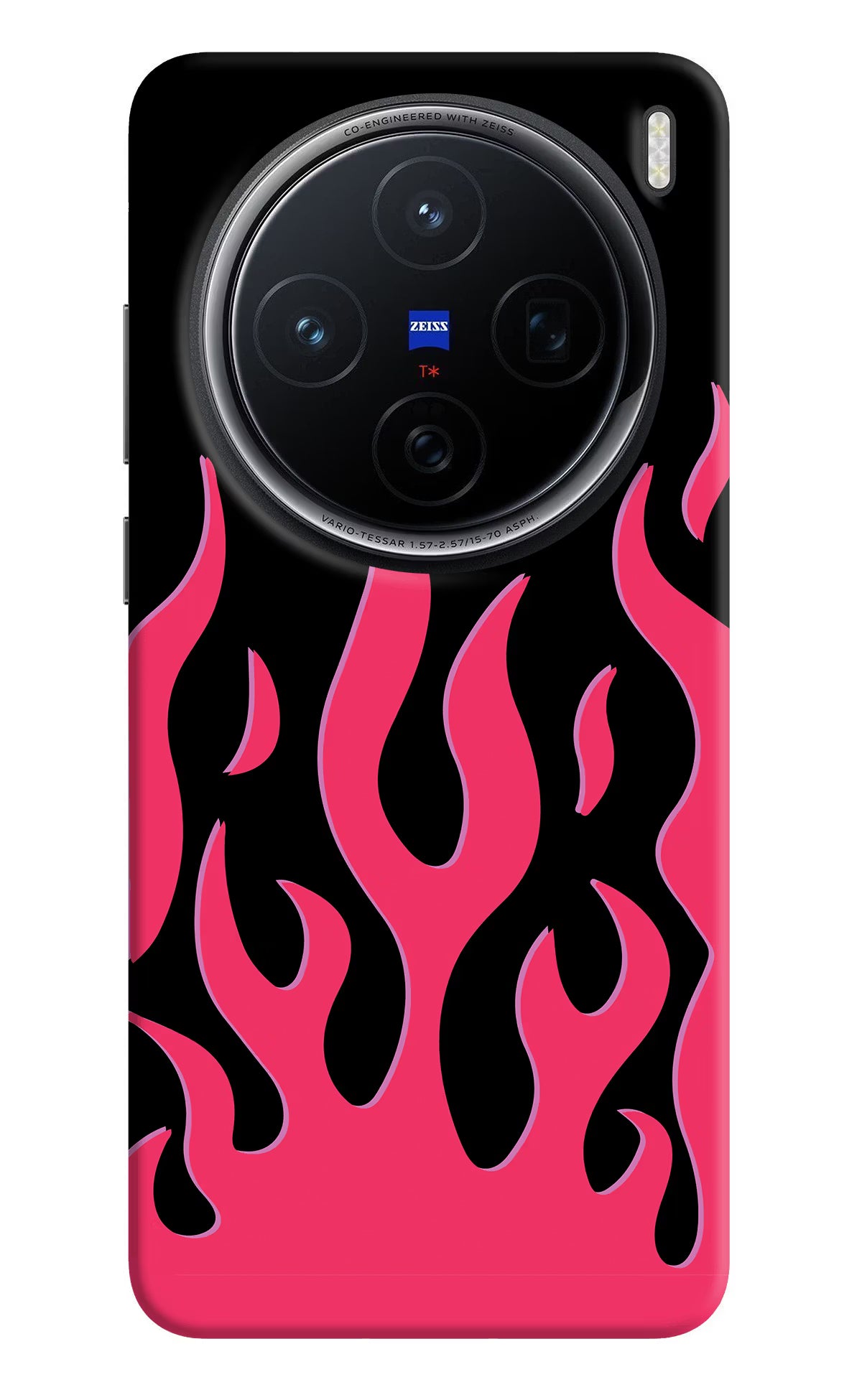 Fire Flames Vivo X200 5G Back Cover - Fire Flames Vivo X200 5G Hard Case Back Cover by Casekaro Fire Flames Vivo X200 5G Hard Case Back Cover by Casekaro