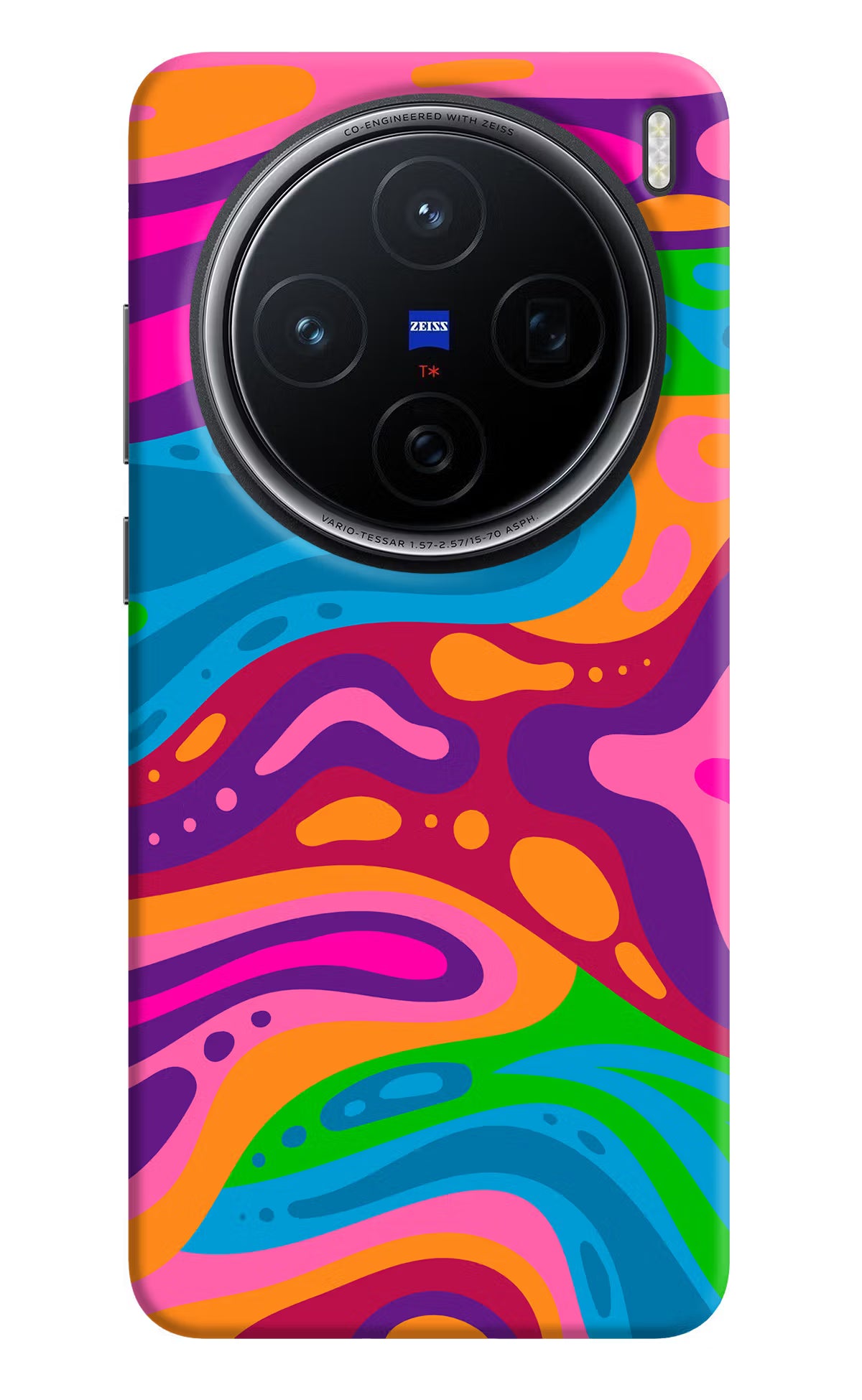 Trippy Pattern Vivo X200 5G Back Cover - Trippy Pattern Vivo X200 5G Hard Case Back Cover by Casekaro Trippy Pattern Vivo X200 5G Hard Case Back Cover by Casekaro