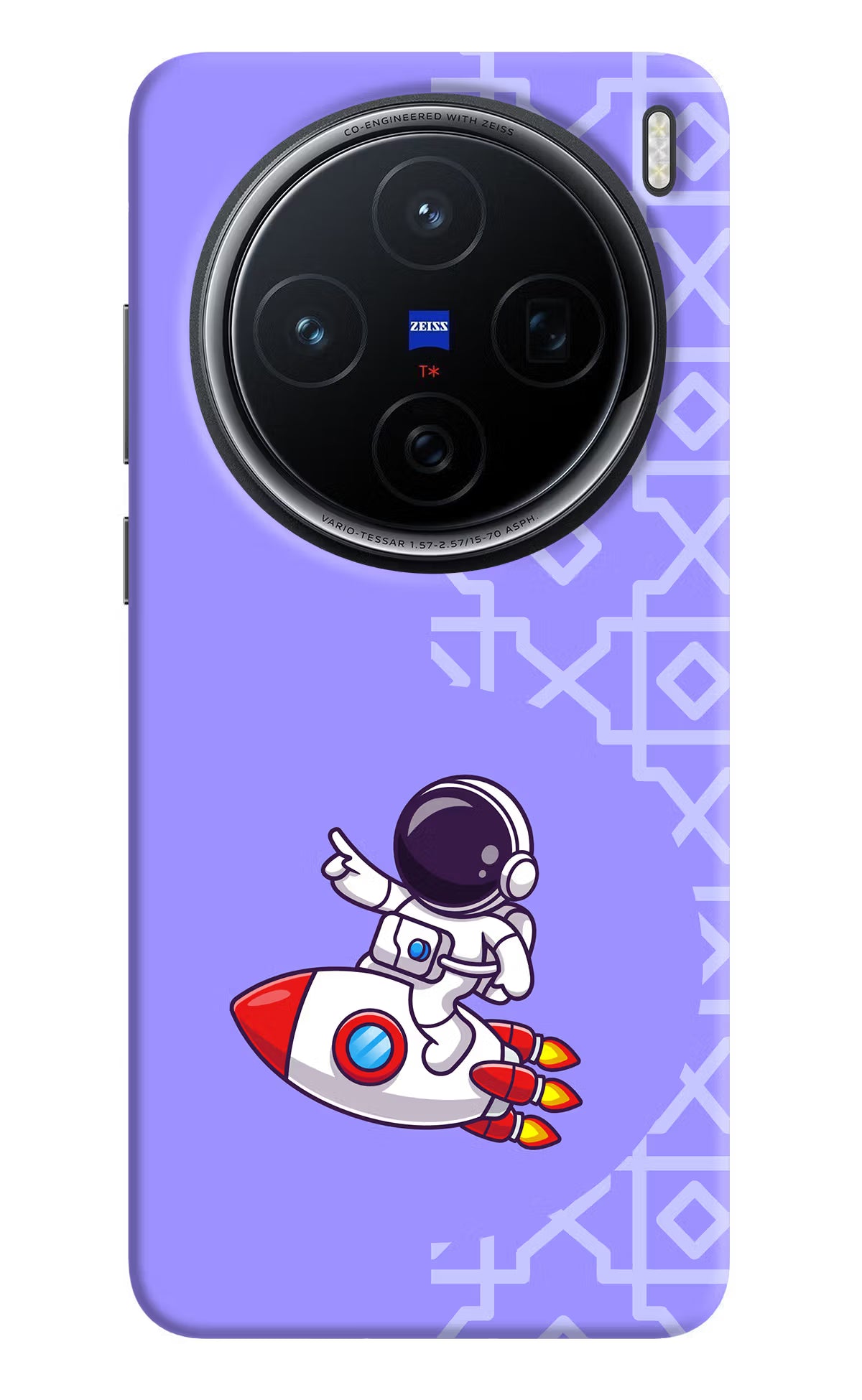 Cute Astronaut Vivo X200 5G Back Cover - Cute Astronaut Vivo X200 5G Hard Case Back Cover by Casekaro Cute Astronaut Vivo X200 5G Hard Case Back Cover by Casekaro