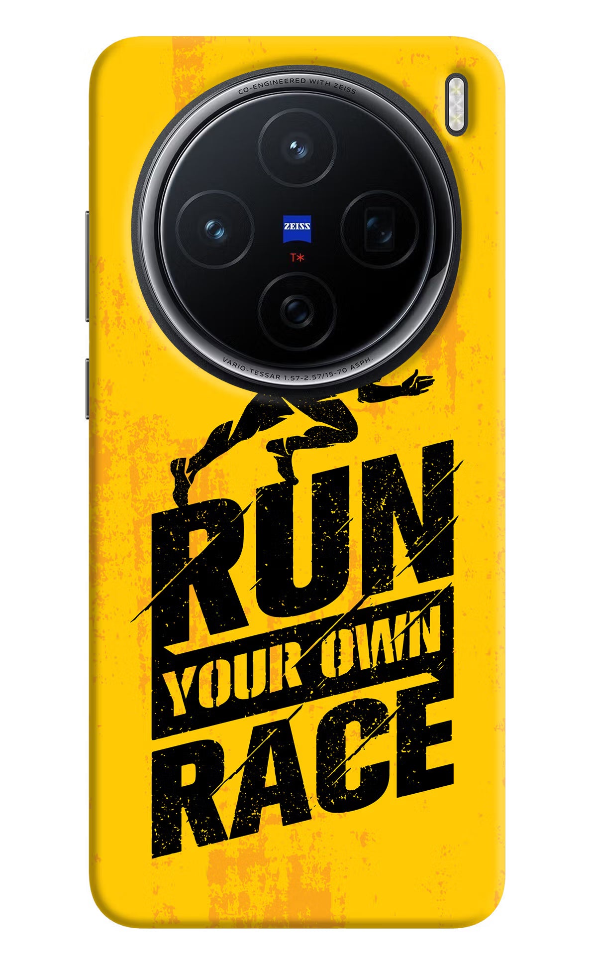 Run Your Own Race Vivo X200 5G Back Cover - Run Your Own Race Vivo X200 5G Hard Case Back Cover by Casekaro Run Your Own Race Vivo X200 5G Hard Case Back Cover by Casekaro