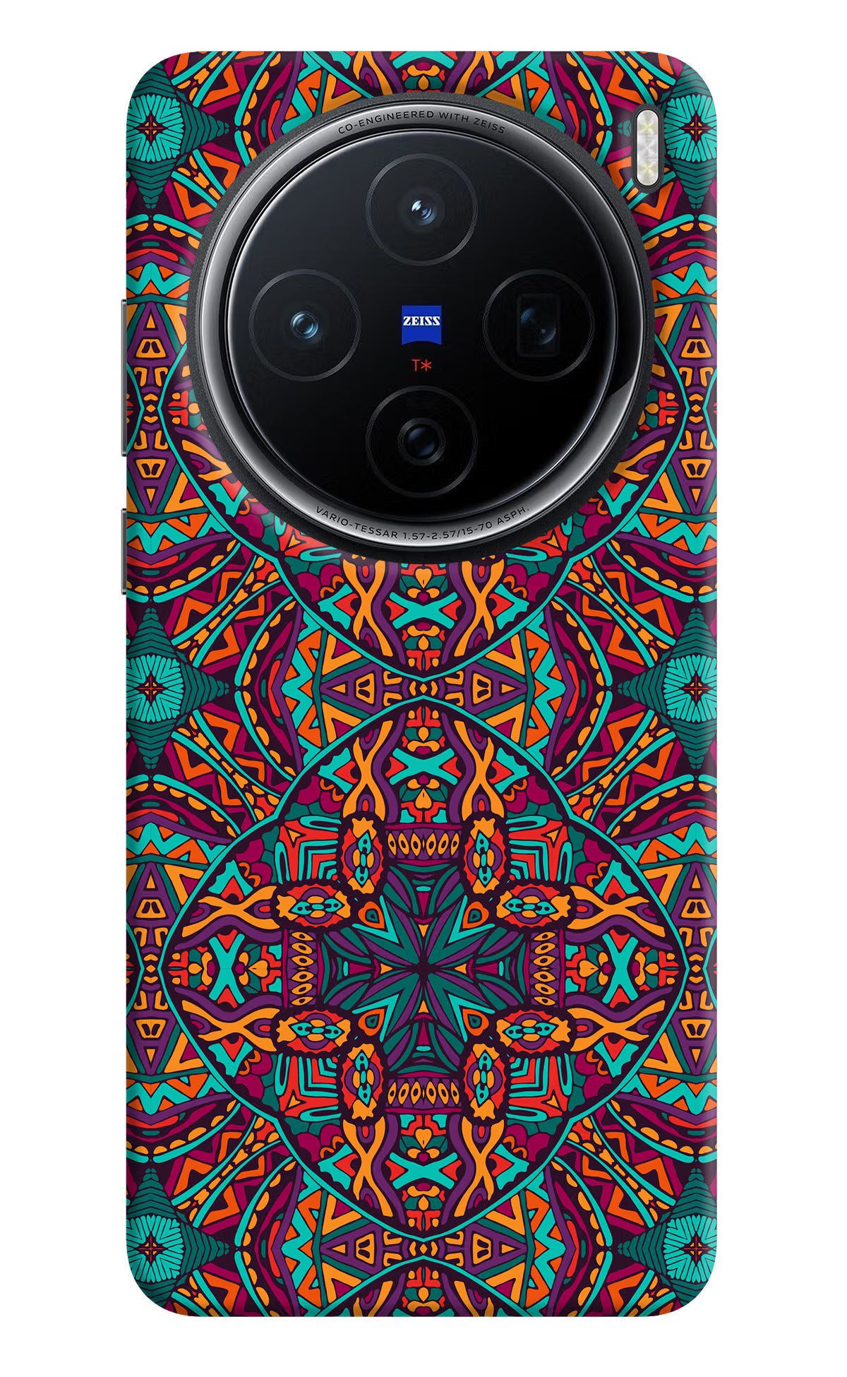 Colour Mandala Vivo X200 5G Back Cover - Colour Mandala Vivo X200 5G Hard Case Back Cover by Casekaro Colour Mandala Vivo X200 5G Hard Case Back Cover by Casekaro