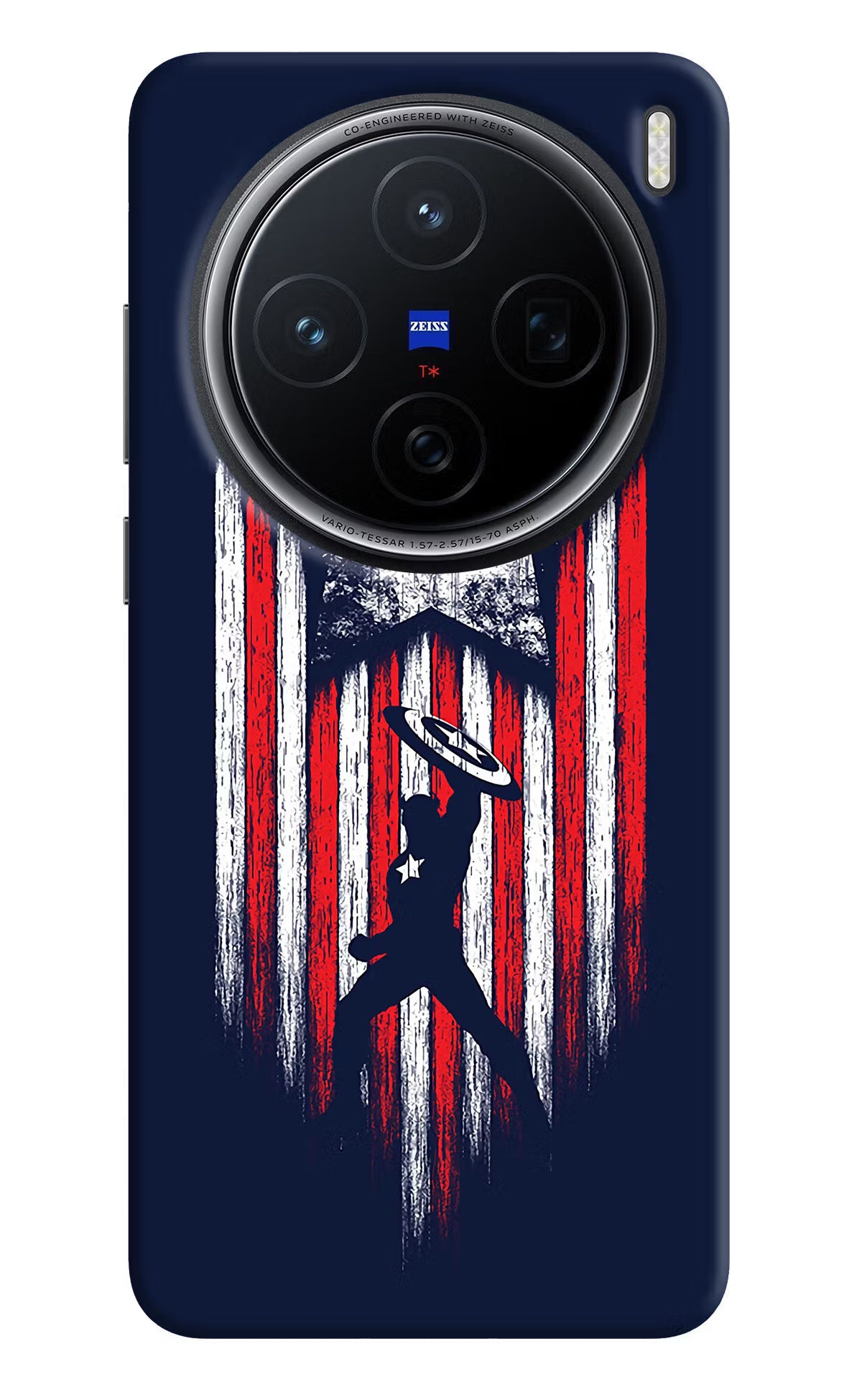 Captain America Marvel Art Vivo X200 5G Back Cover - Captain America Marvel Art Vivo X200 5G Hard Case Back Cover by Casekaro Captain America Marvel Art Vivo X200 5G Hard Case Back Cover by Casekaro