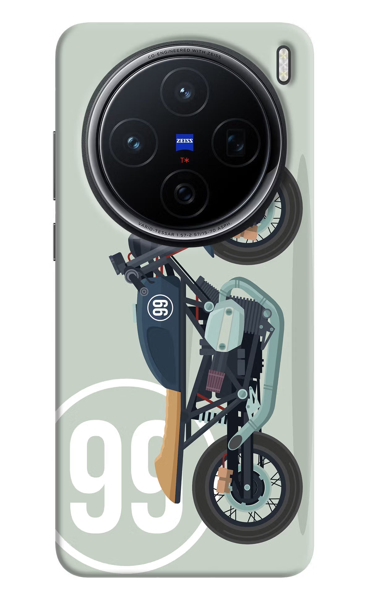 Classic Cafe Racer 99 Vivo X200 5G Back Cover - Classic Cafe Racer 99 Vivo X200 5G Hard Case Back Cover by Casekaro Classic Cafe Racer 99 Vivo X200 5G Hard Case Back Cover by Casekaro