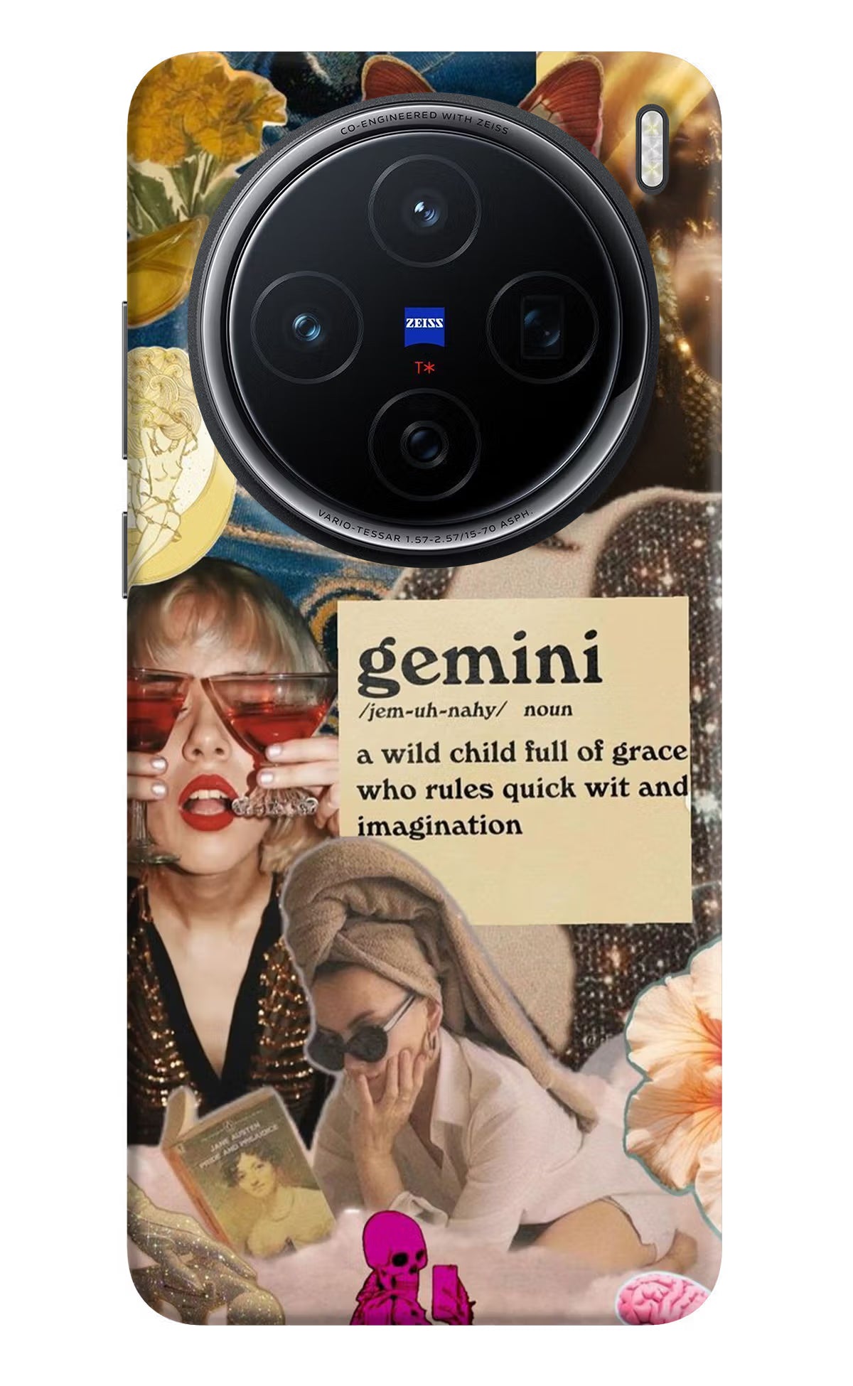 Gemini Zodiac Vivo X200 5G Back Cover - Gemini Zodiac Vivo X200 5G Hard Case Back Cover by Casekaro Gemini Zodiac Vivo X200 5G Hard Case Back Cover by Casekaro