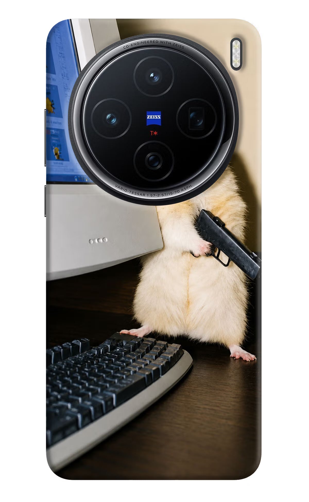 Hacker Hamster Vivo X200 5G Back Cover - Hacker Hamster Vivo X200 5G Back Cover Hacker Hamster Vivo X200 5G Back Cover