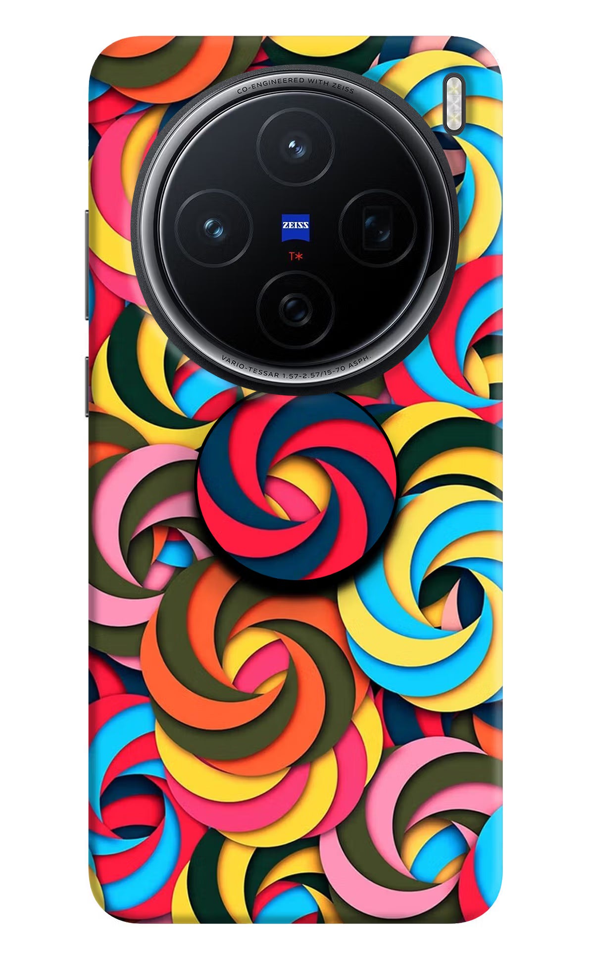 Spiral Pattern Vivo X200 5G Pop Case - Spiral Pattern Vivo X200 5G Pop Case by Casekaro Spiral Pattern Vivo X200 5G Pop Case by Casekaro
