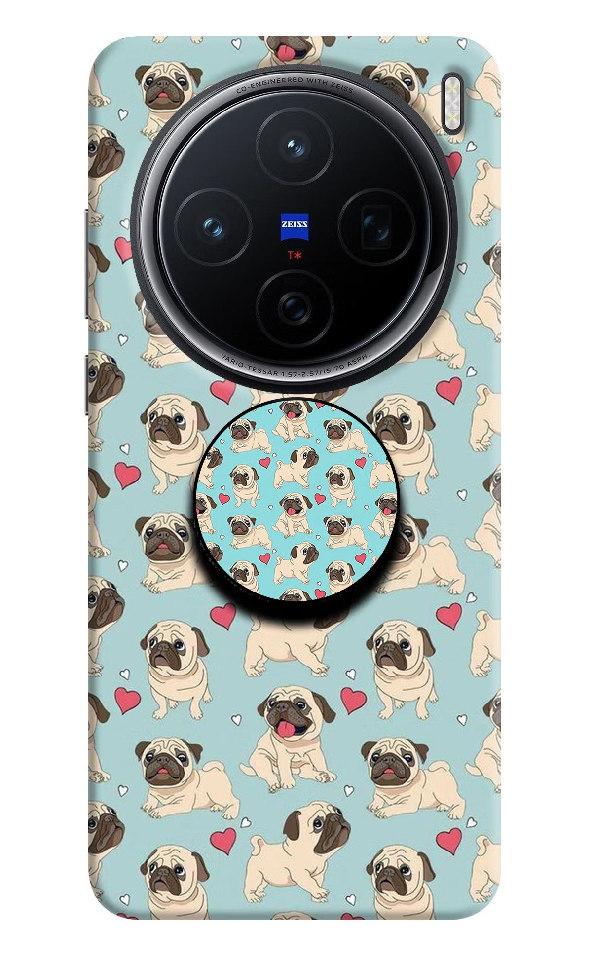 Pug Dog Vivo X200 5G Pop Case - Pug Dog Vivo X200 5G Pop Case by Casekaro Pug Dog Vivo X200 5G Pop Case by Casekaro