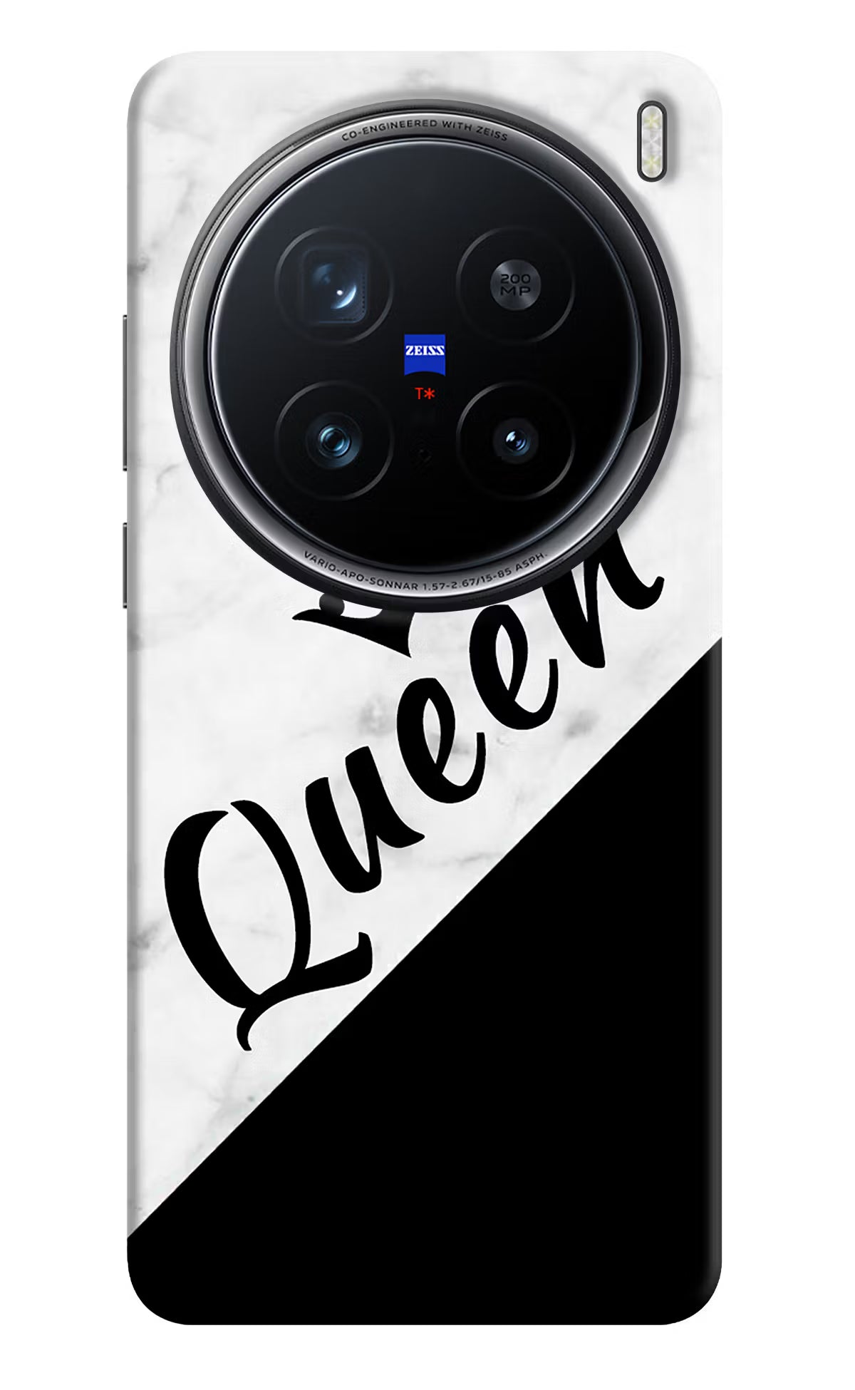 Queen Vivo X200 Pro 5G Back Cover - Queen Vivo X200 Pro 5G Hard Case Back Cover by Casekaro Queen Vivo X200 Pro 5G Hard Case Back Cover by Casekaro