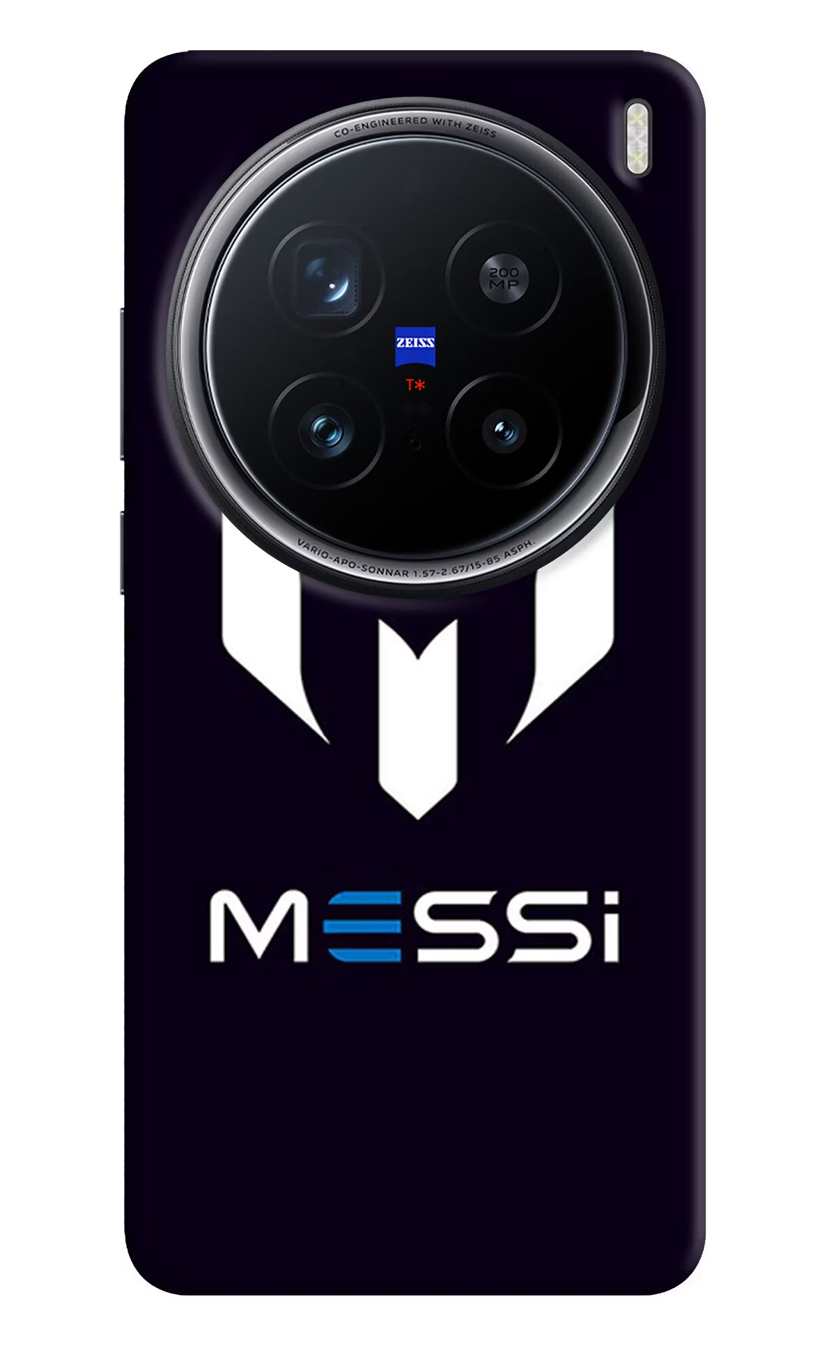 Messi Logo Vivo X200 Pro 5G Back Cover - Messi Logo Vivo X200 Pro 5G Hard Case Back Cover by Casekaro Messi Logo Vivo X200 Pro 5G Hard Case Back Cover by Casekaro
