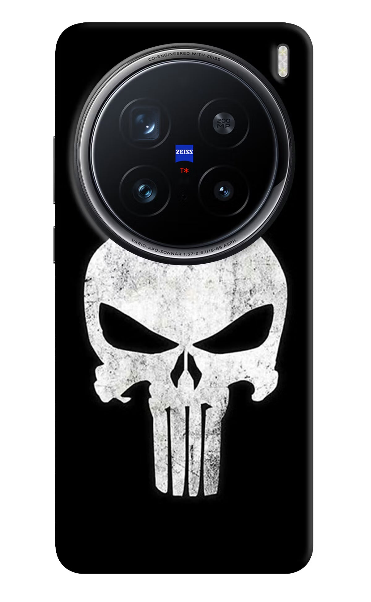 Punisher Skull Vivo X200 Pro 5G Back Cover - Punisher Skull Vivo X200 Pro 5G Hard Case Back Cover by Casekaro Punisher Skull Vivo X200 Pro 5G Hard Case Back Cover by Casekaro