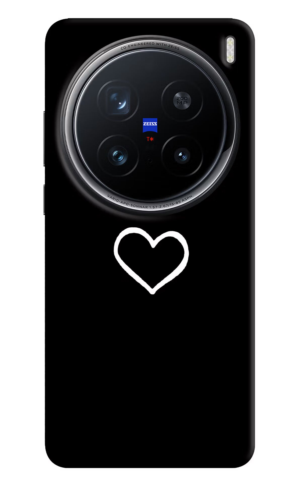 Heart Vivo X200 Pro 5G Back Cover - Heart Vivo X200 Pro 5G Hard Case Back Cover by Casekaro Heart Vivo X200 Pro 5G Hard Case Back Cover by Casekaro