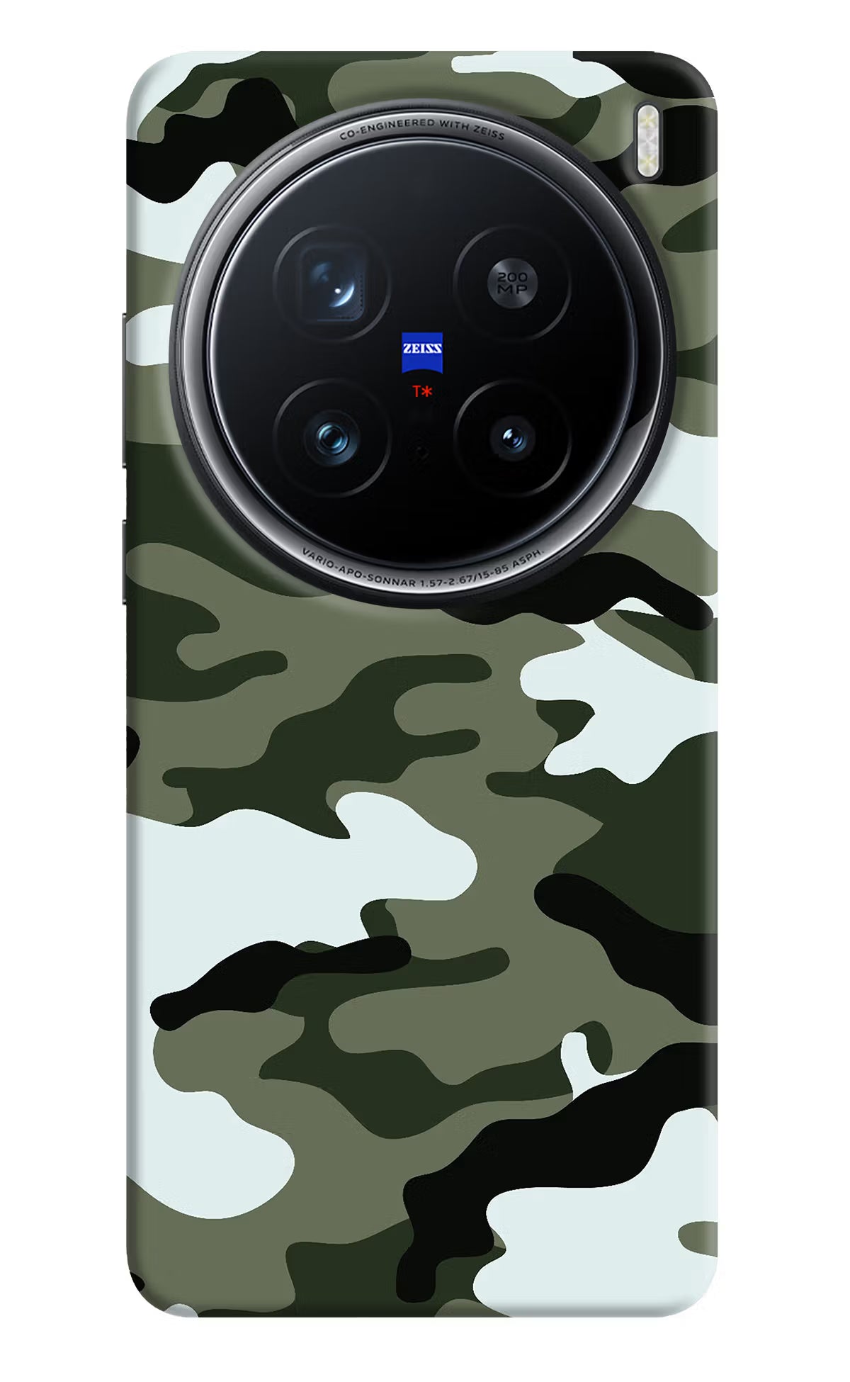Camouflage Vivo X200 Pro 5G Back Cover - Camouflage Vivo X200 Pro 5G Hard Case Back Cover by Casekaro Camouflage Vivo X200 Pro 5G Hard Case Back Cover by Casekaro