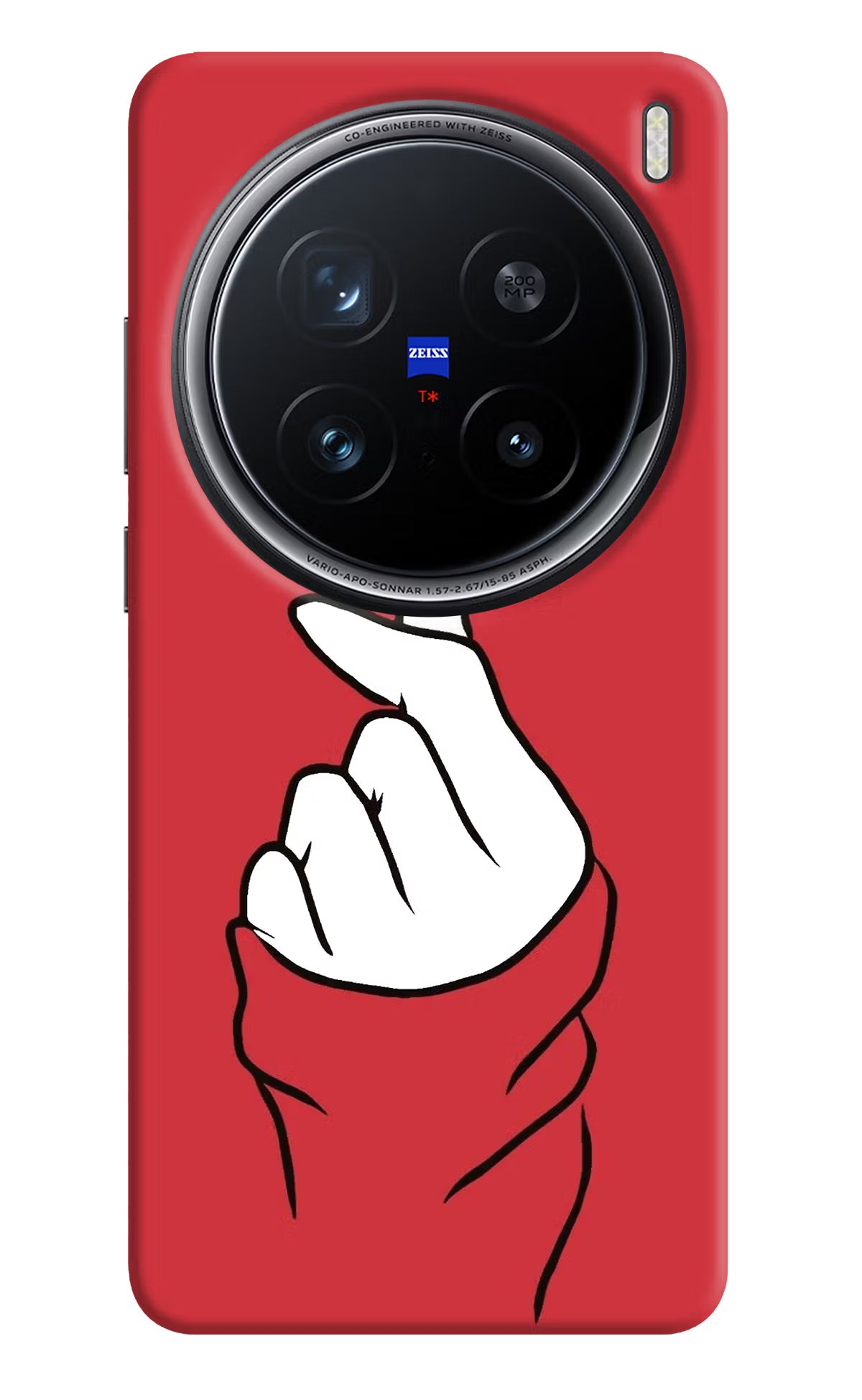 Korean Love Sign Vivo X200 Pro 5G Back Cover - Korean Love Sign Vivo X200 Pro 5G Hard Case Back Cover by Casekaro Korean Love Sign Vivo X200 Pro 5G Hard Case Back Cover by Casekaro