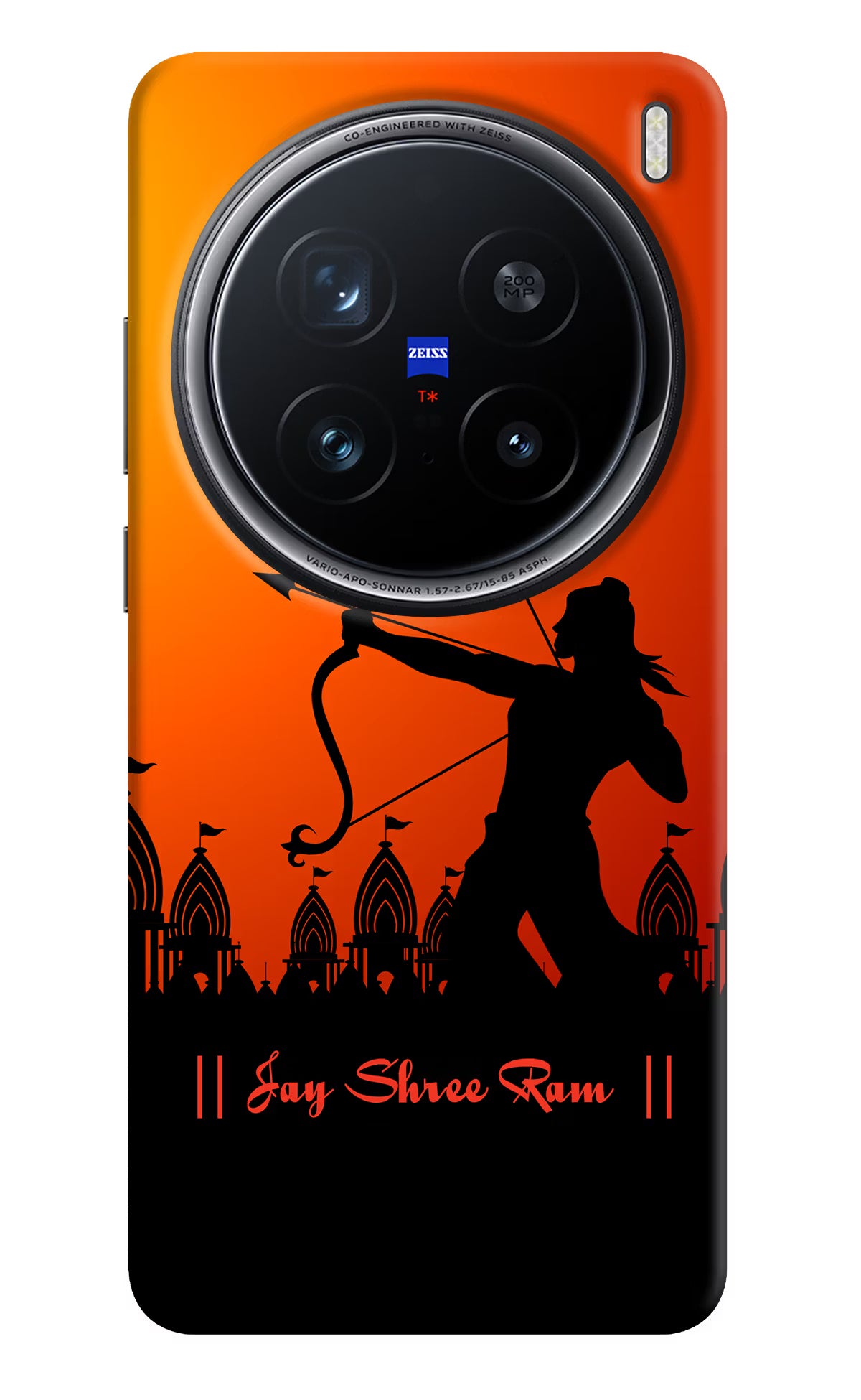 Lord Ram - 4 Vivo X200 Pro 5G Back Cover - Lord Ram - 4 Vivo X200 Pro 5G Hard Case Back Cover by Casekaro Lord Ram - 4 Vivo X200 Pro 5G Hard Case Back Cover by Casekaro