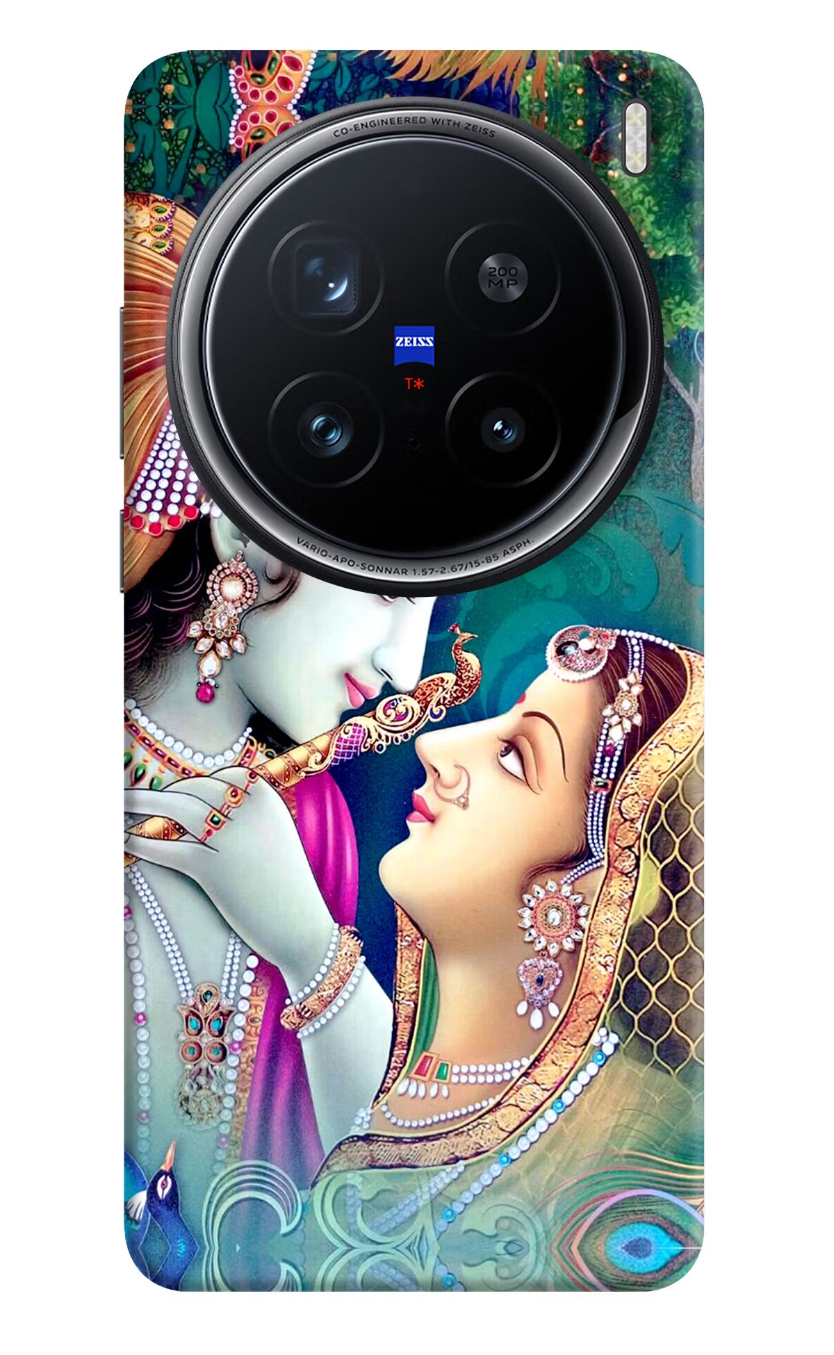 Lord Radha Krishna Vivo X200 Pro 5G Back Cover - Lord Radha Krishna Vivo X200 Pro 5G Hard Case Back Cover by Casekaro Lord Radha Krishna Vivo X200 Pro 5G Hard Case Back Cover by Casekaro