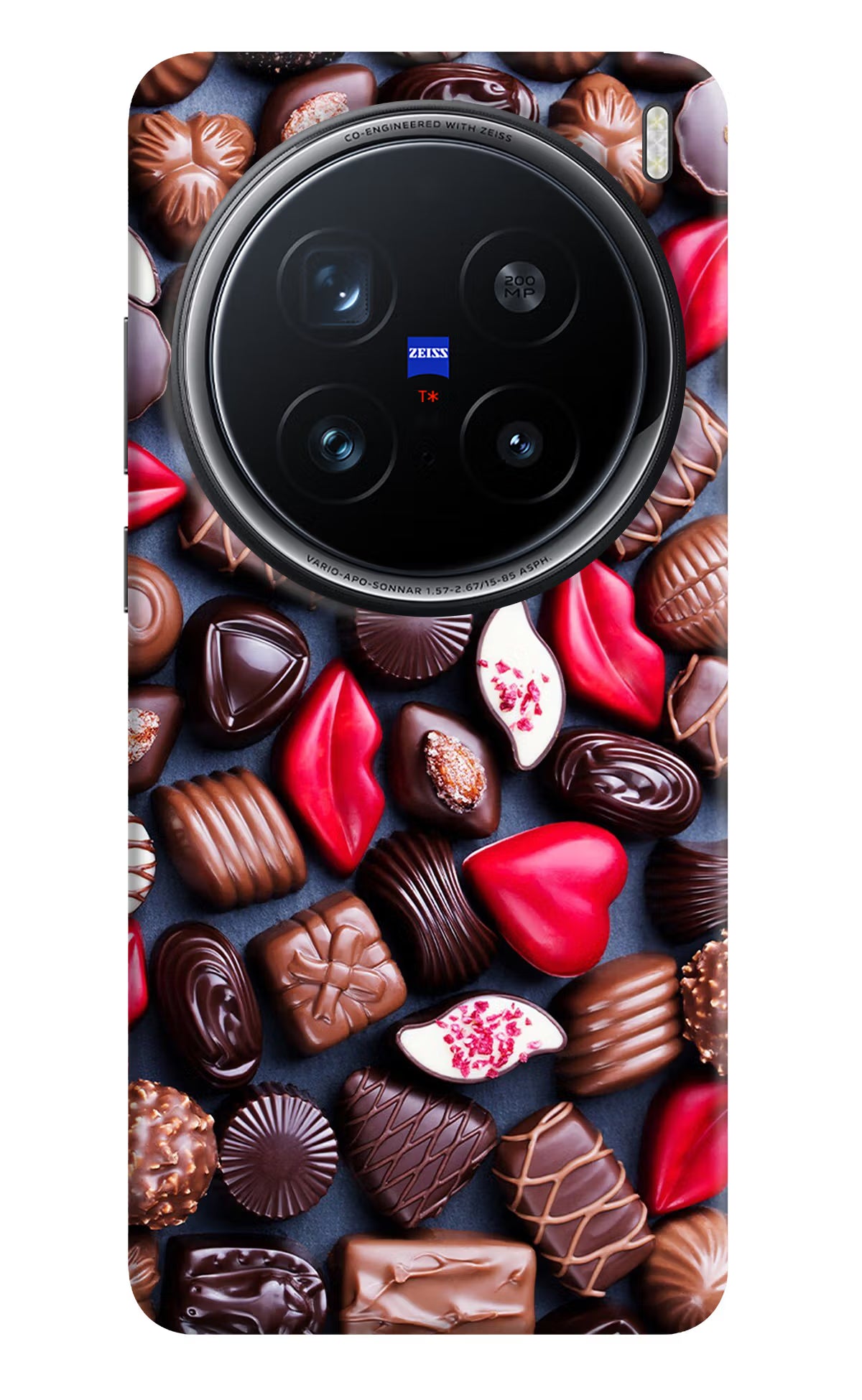 Chocolates Vivo X200 Pro 5G Back Cover - Chocolates Vivo X200 Pro 5G Hard Case Back Cover by Casekaro Chocolates Vivo X200 Pro 5G Hard Case Back Cover by Casekaro
