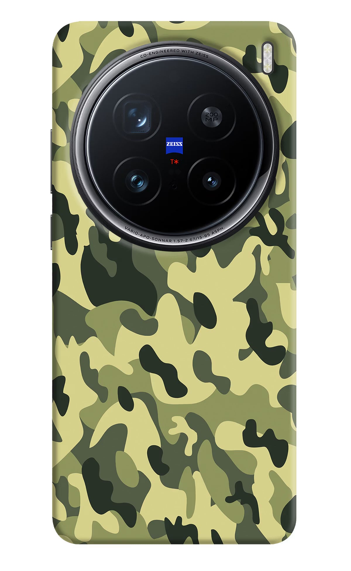 Camouflage Vivo X200 Pro 5G Back Cover - Camouflage Vivo X200 Pro 5G Hard Case Back Cover by Casekaro Camouflage Vivo X200 Pro 5G Hard Case Back Cover by Casekaro
