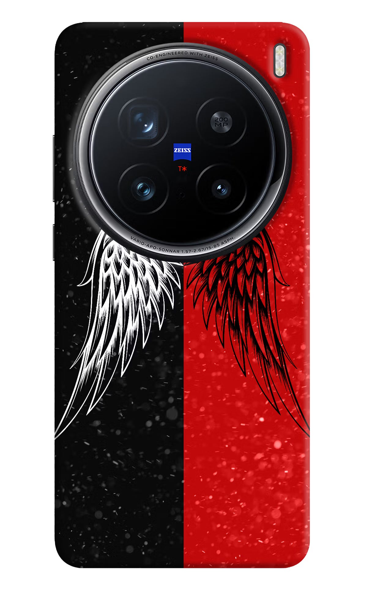 Wings Vivo X200 Pro 5G Back Cover - Wings Vivo X200 Pro 5G Hard Case Back Cover by Casekaro Wings Vivo X200 Pro 5G Hard Case Back Cover by Casekaro