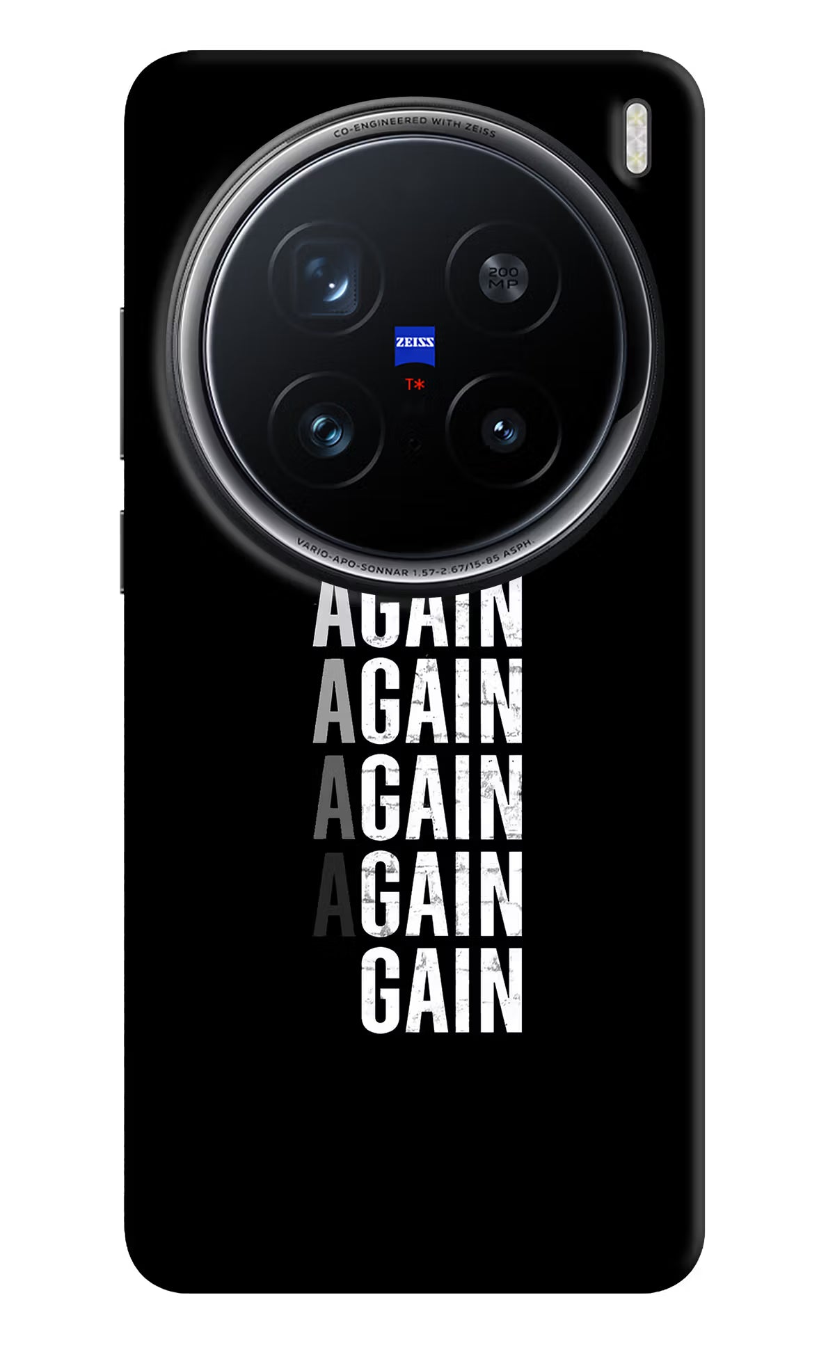 Again Again Gain Vivo X200 Pro 5G Back Cover - Again Again Gain Vivo X200 Pro 5G Hard Case Back Cover by Casekaro Again Again Gain Vivo X200 Pro 5G Hard Case Back Cover by Casekaro