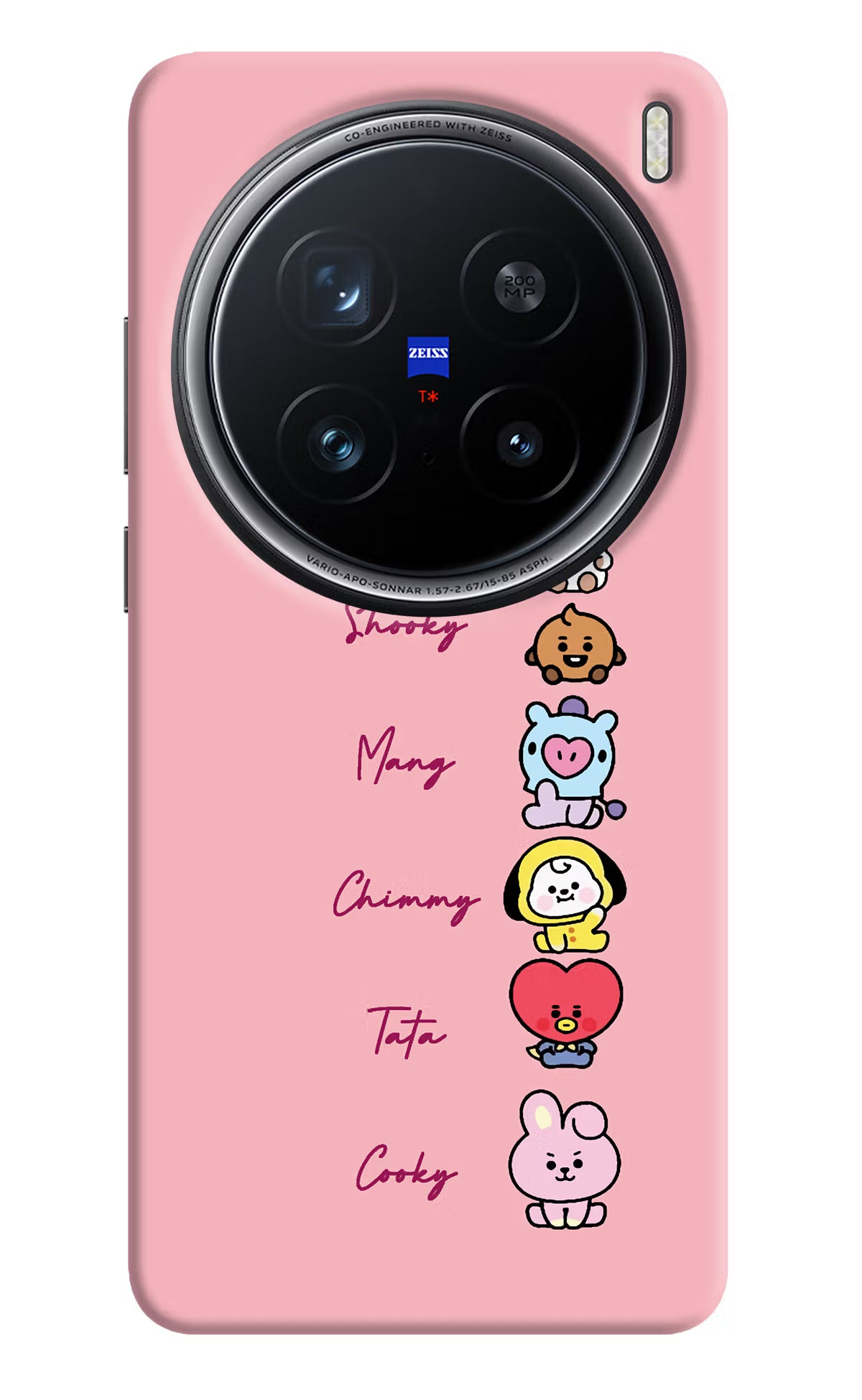 BTS names Vivo X200 Pro 5G Back Cover - BTS names Vivo X200 Pro 5G Hard Case Back Cover by Casekaro BTS names Vivo X200 Pro 5G Hard Case Back Cover by Casekaro