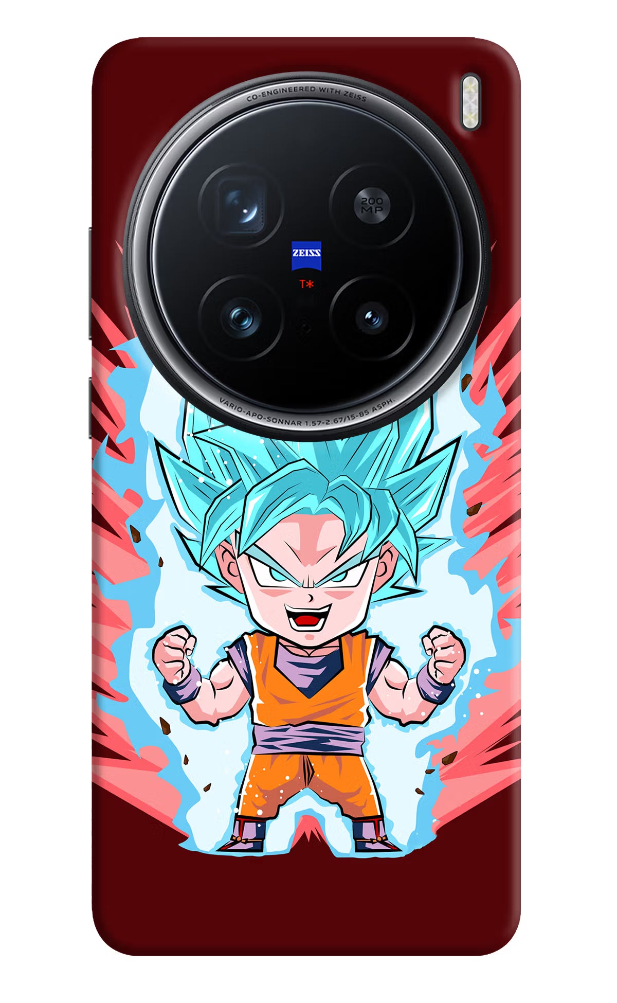 Goku Little Vivo X200 Pro 5G Back Cover - Goku Little Vivo X200 Pro 5G Hard Case Back Cover by Casekaro Goku Little Vivo X200 Pro 5G Hard Case Back Cover by Casekaro