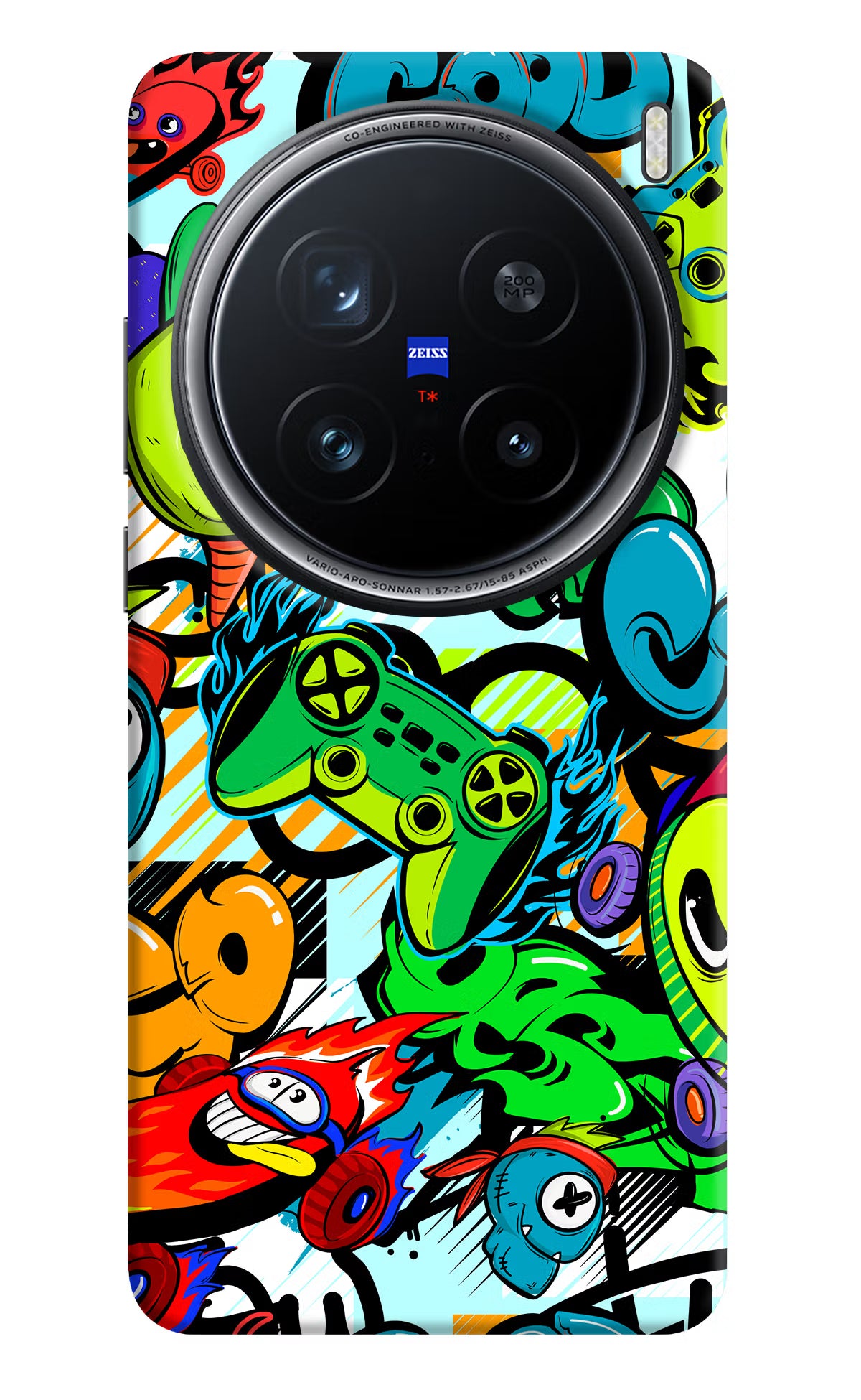 Game Doodle Vivo X200 Pro 5G Back Cover - Game Doodle Vivo X200 Pro 5G Hard Case Back Cover by Casekaro Game Doodle Vivo X200 Pro 5G Hard Case Back Cover by Casekaro
