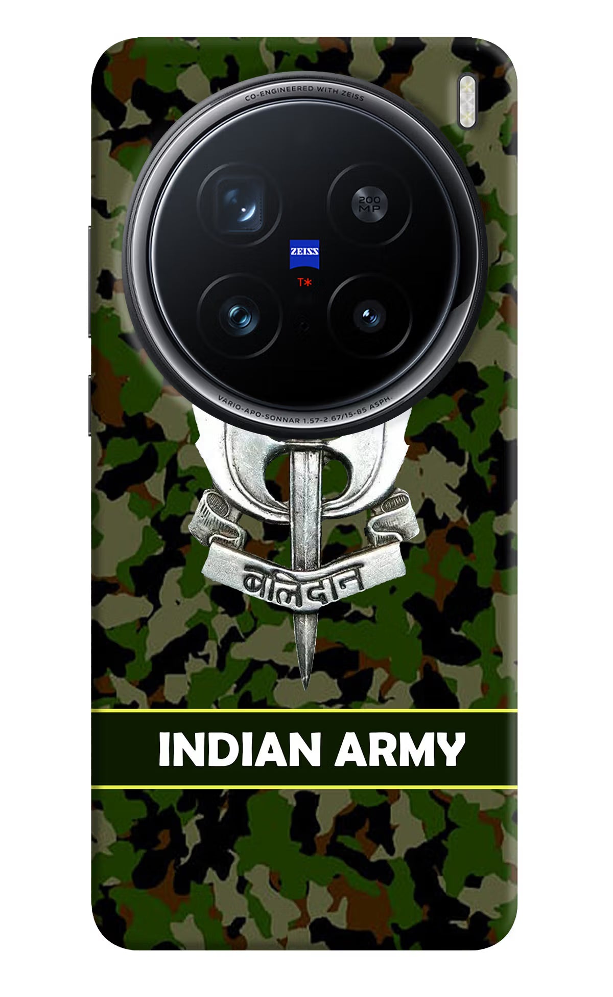 Balidan Indian Logo Vivo X200 Pro 5G Back Cover - Balidan Indian Logo Vivo X200 Pro 5G Hard Case Back Cover by Casekaro Balidan Indian Logo Vivo X200 Pro 5G Hard Case Back Cover by Casekaro