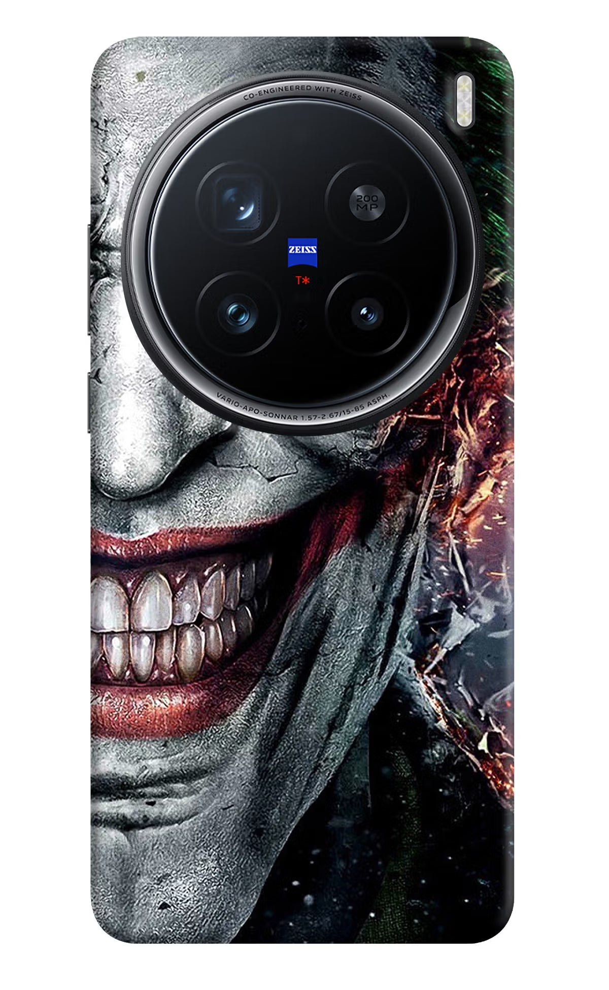 Joker Cam Vivo X200 Pro 5G Back Cover - Joker Cam Vivo X200 Pro 5G Hard Case Back Cover by Casekaro Joker Cam Vivo X200 Pro 5G Hard Case Back Cover by Casekaro