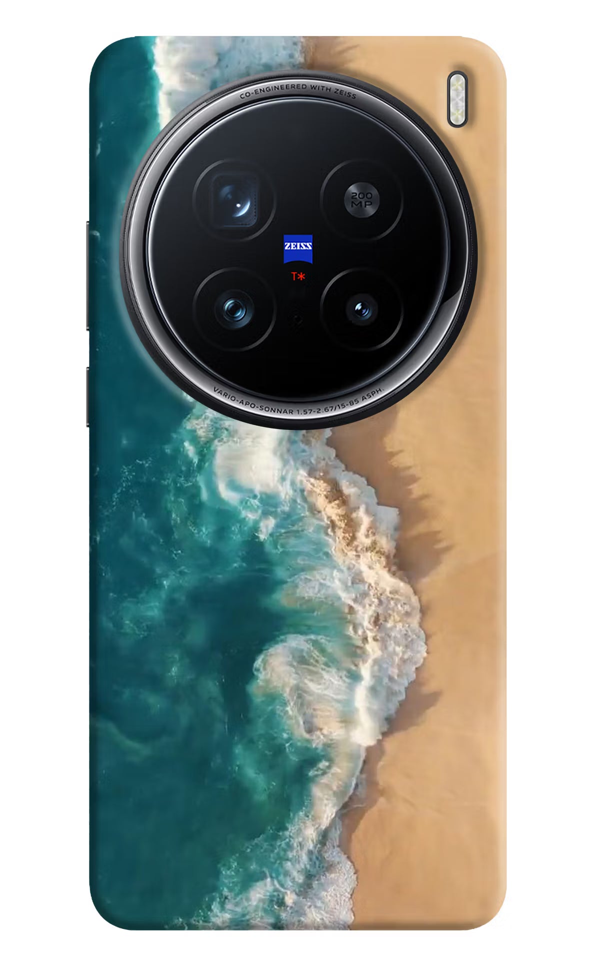 Ocean Beach Vivo X200 Pro 5G Back Cover - Ocean Beach Vivo X200 Pro 5G Hard Case Back Cover by Casekaro Ocean Beach Vivo X200 Pro 5G Hard Case Back Cover by Casekaro