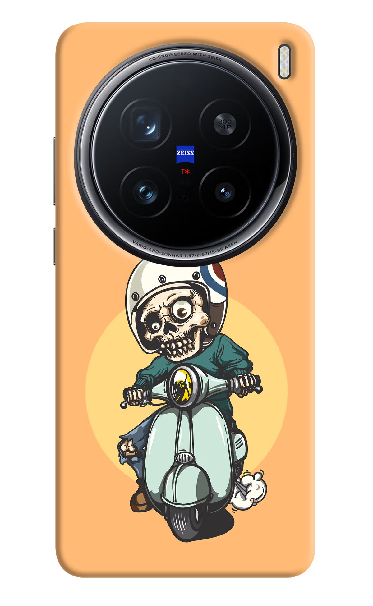 Undead Biker Vivo X200 Pro 5G Back Cover - Undead Biker Vivo X200 Pro 5G Hard Case Back Cover by Casekaro Undead Biker Vivo X200 Pro 5G Hard Case Back Cover by Casekaro