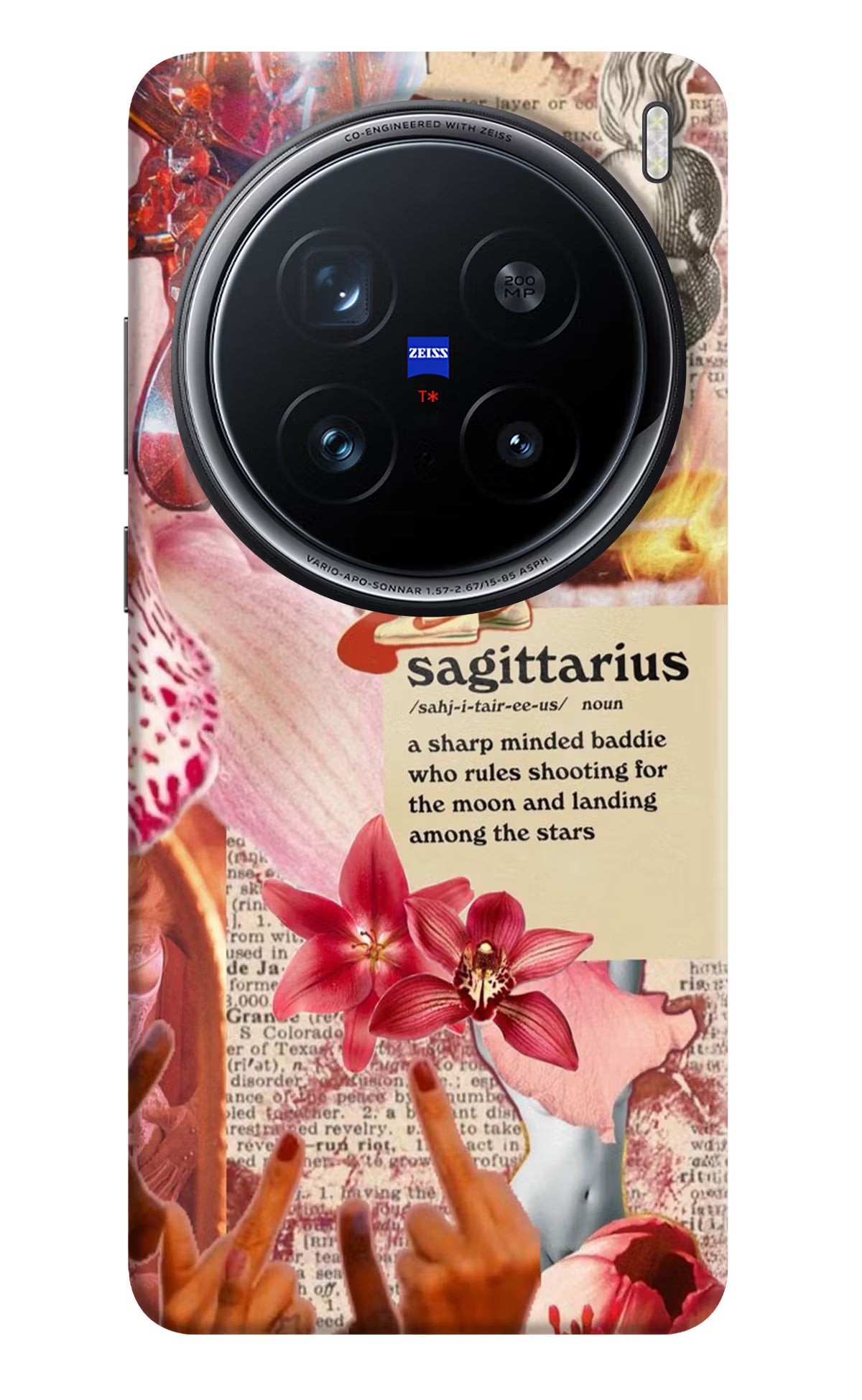 Sagittarius Zodiac Vivo X200 Pro 5G Back Cover - Sagittarius Zodiac Vivo X200 Pro 5G Hard Case Back Cover by Casekaro Sagittarius Zodiac Vivo X200 Pro 5G Hard Case Back Cover by Casekaro