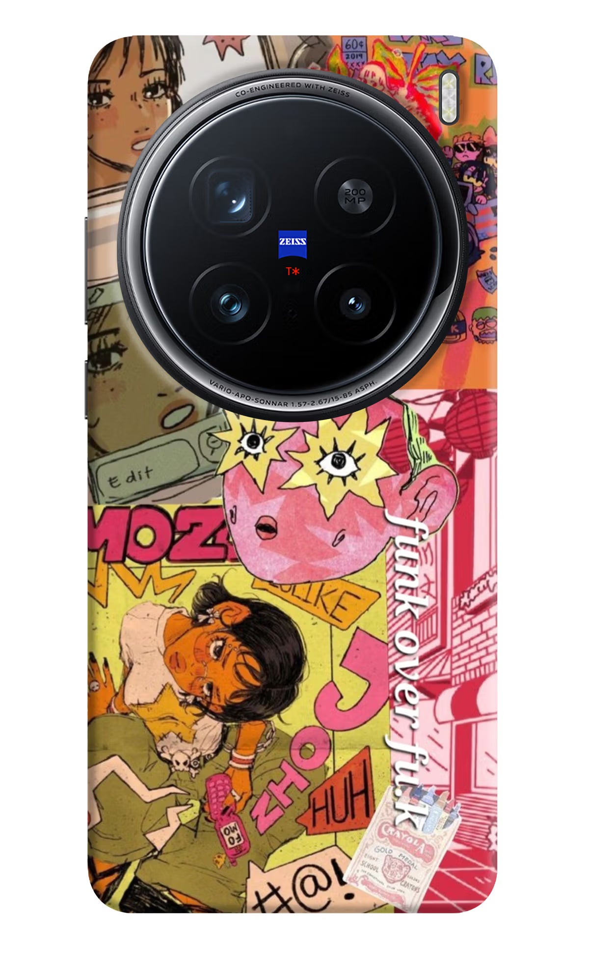 Funkover Vivo X200 Pro 5G Back Cover - Funkover Vivo X200 Pro 5G Hard Case Back Cover by Casekaro Funkover Vivo X200 Pro 5G Hard Case Back Cover by Casekaro