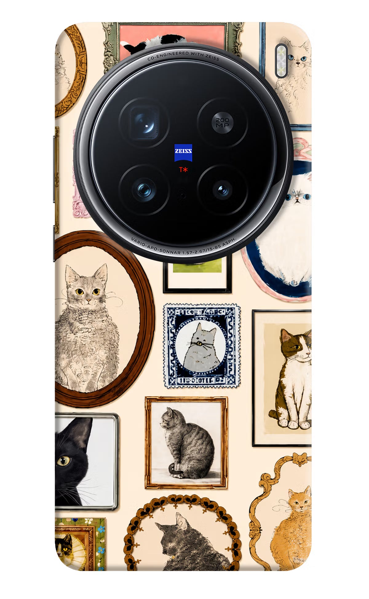 Mirror Cats Vivo X200 Pro 5G Back Cover - Mirror Cats Vivo X200 Pro 5G Back Cover Mirror Cats Vivo X200 Pro 5G Back Cover