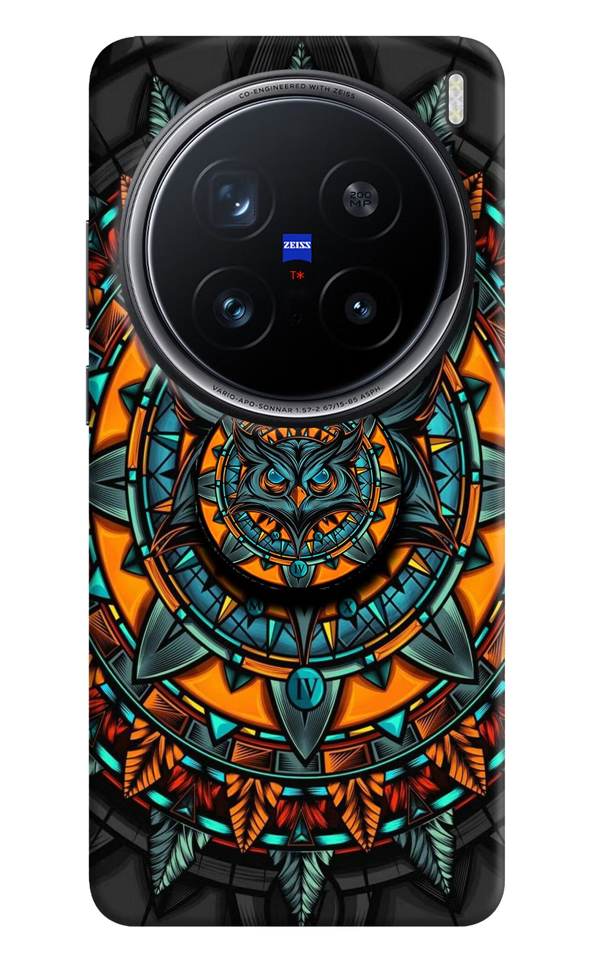Angry Owl Vivo X200 Pro 5G Pop Case - Angry Owl Vivo X200 Pro 5G Pop Case by Casekaro Angry Owl Vivo X200 Pro 5G Pop Case by Casekaro